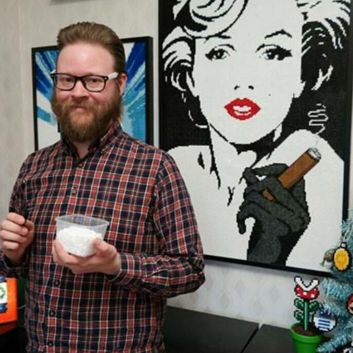 [Artist Story- 01]     David Nilsson- I quit drinking successfully by beading hobby