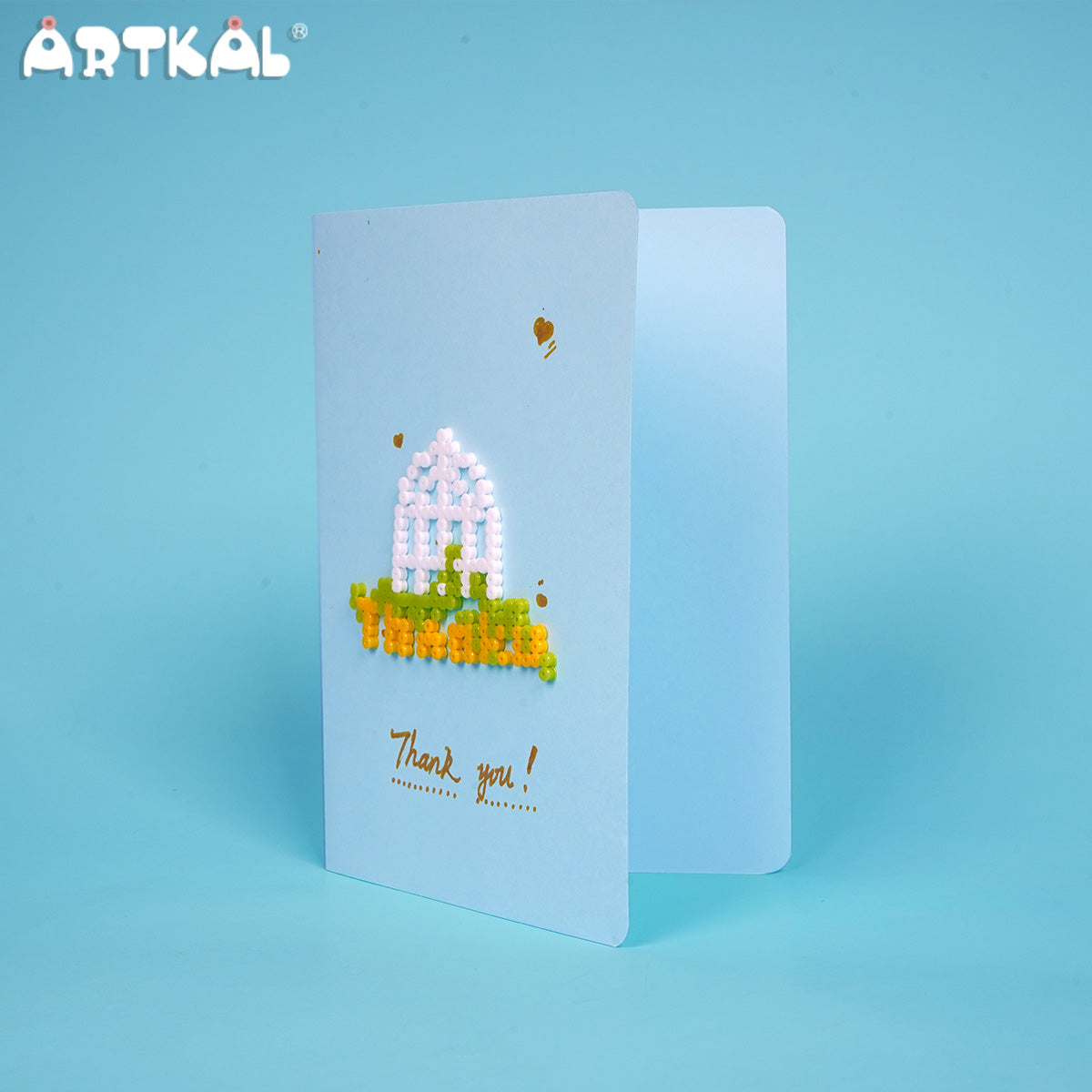 Greeting Card - Thank You - By Mini Beads