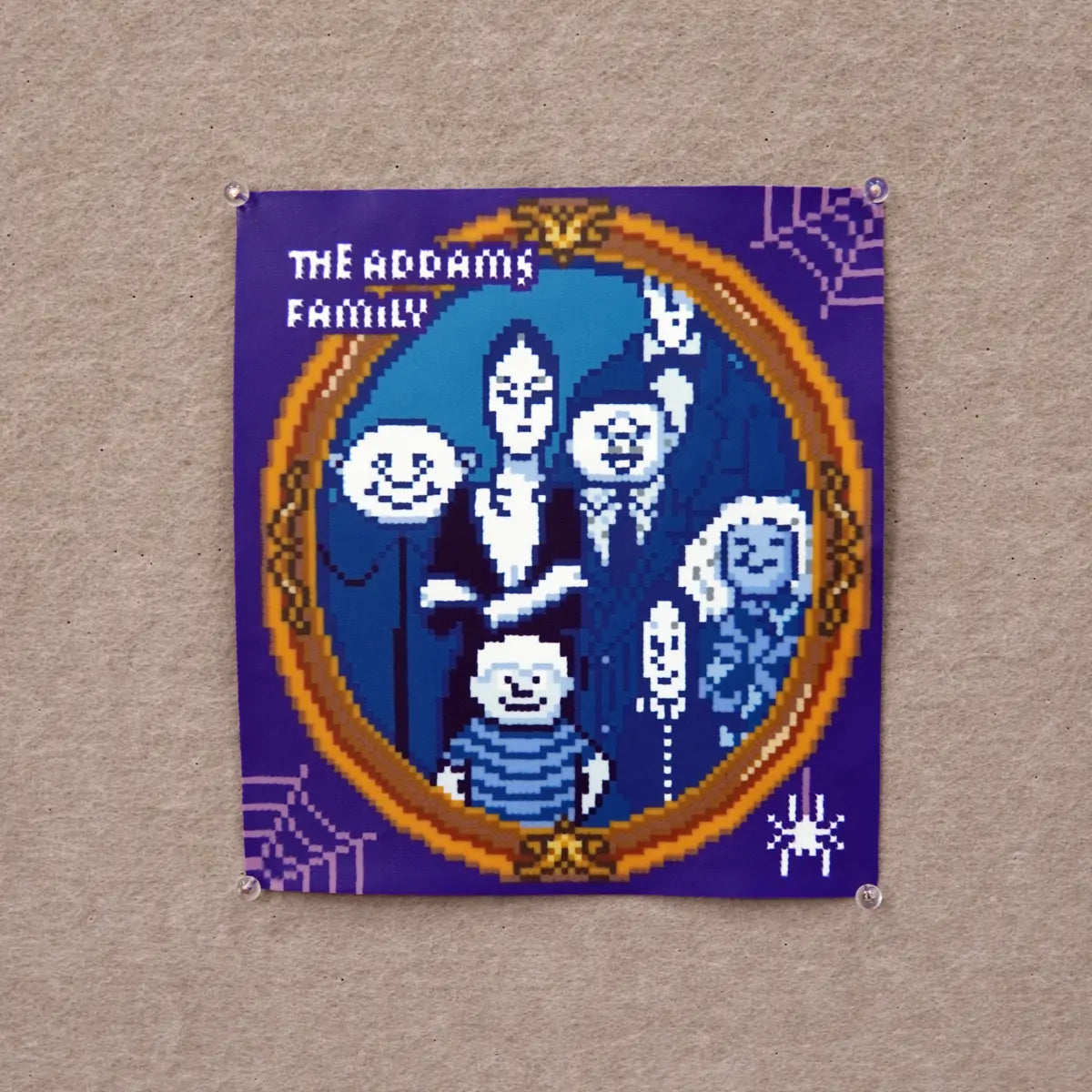 🖤🎃 A Spooky Halloween with The Addams Family! Bring some spooky vibes to your Halloween with this The Addams Family pixel art made with Artkal Beads! 🕷️🕸️