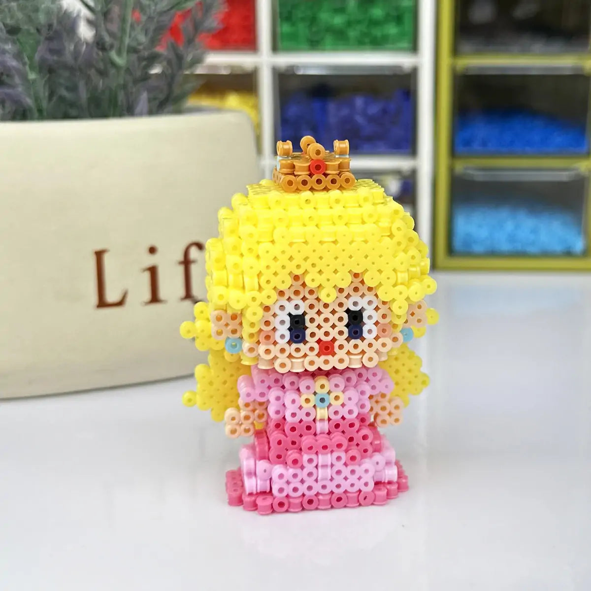 artkal fuse beads 3d mario peach