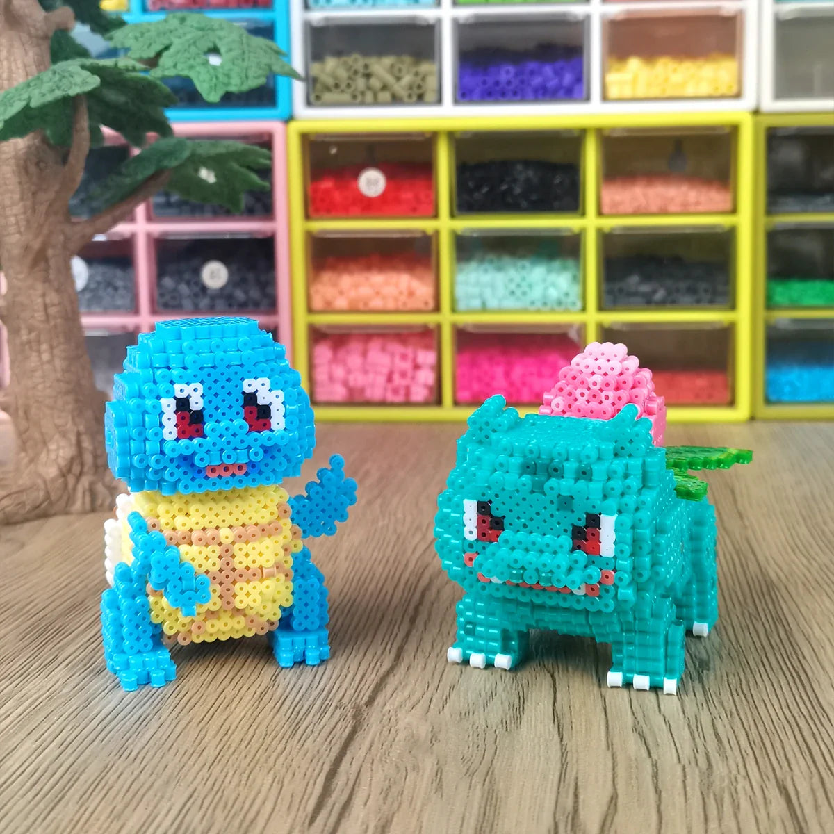 artkal fuse beads 3D pokemon Ivysaur Squirtle
