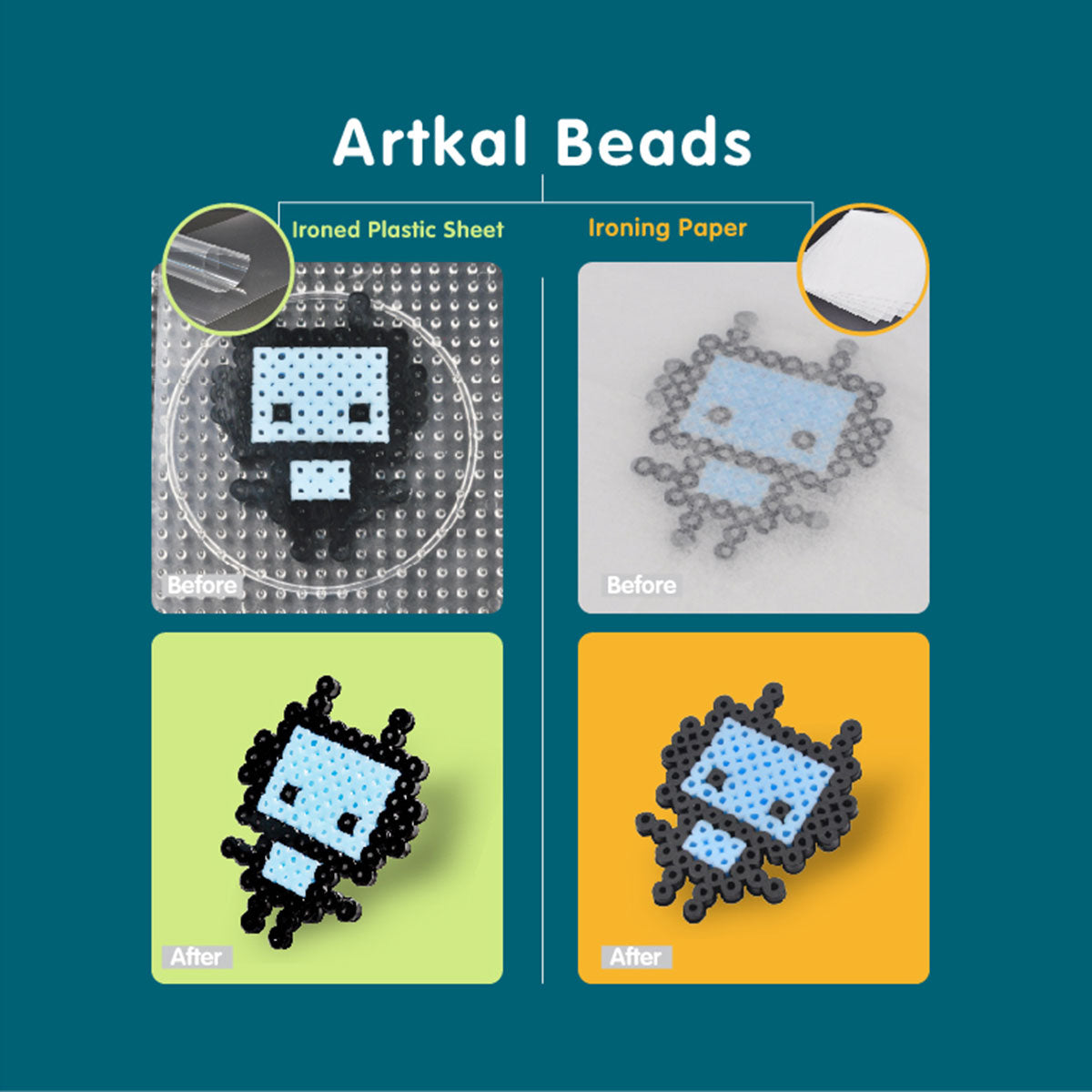 What is different with iron paper and iron film?