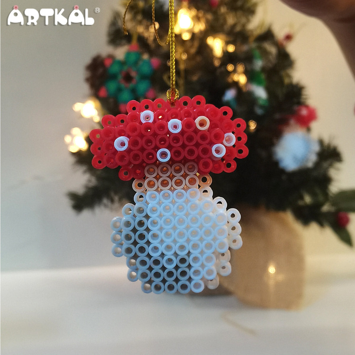 Christmas Red Mushrooms - By Midi Beads