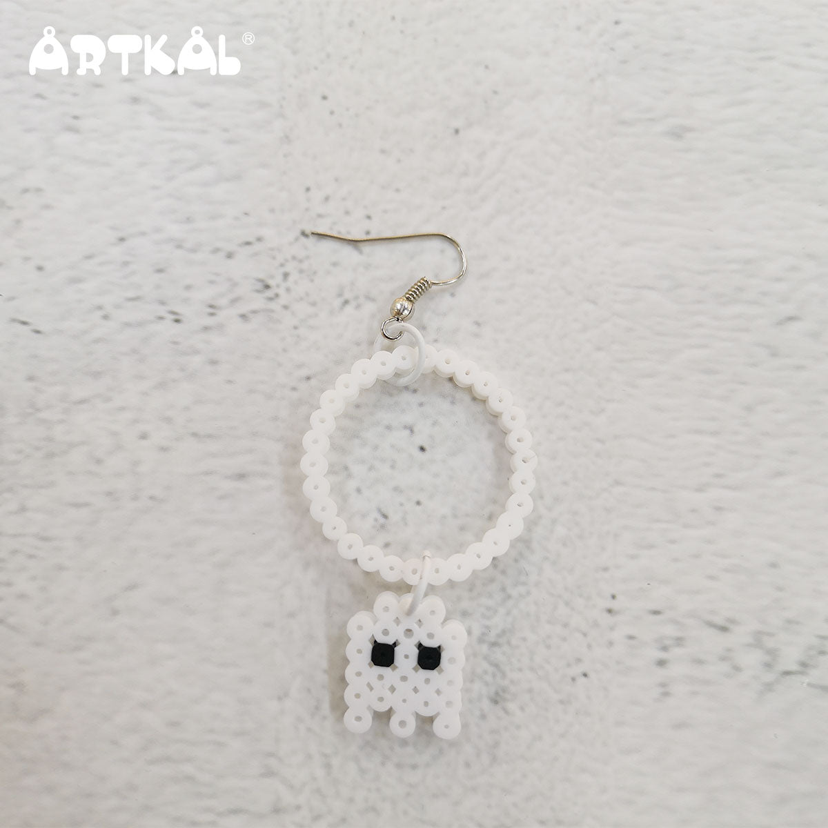 Halloween - Round & Ghost Earring - by Mini Beads