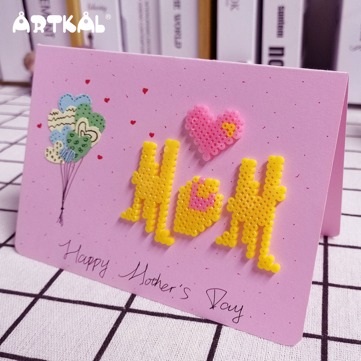Mother's Day Greeting Card - by Mini Beads