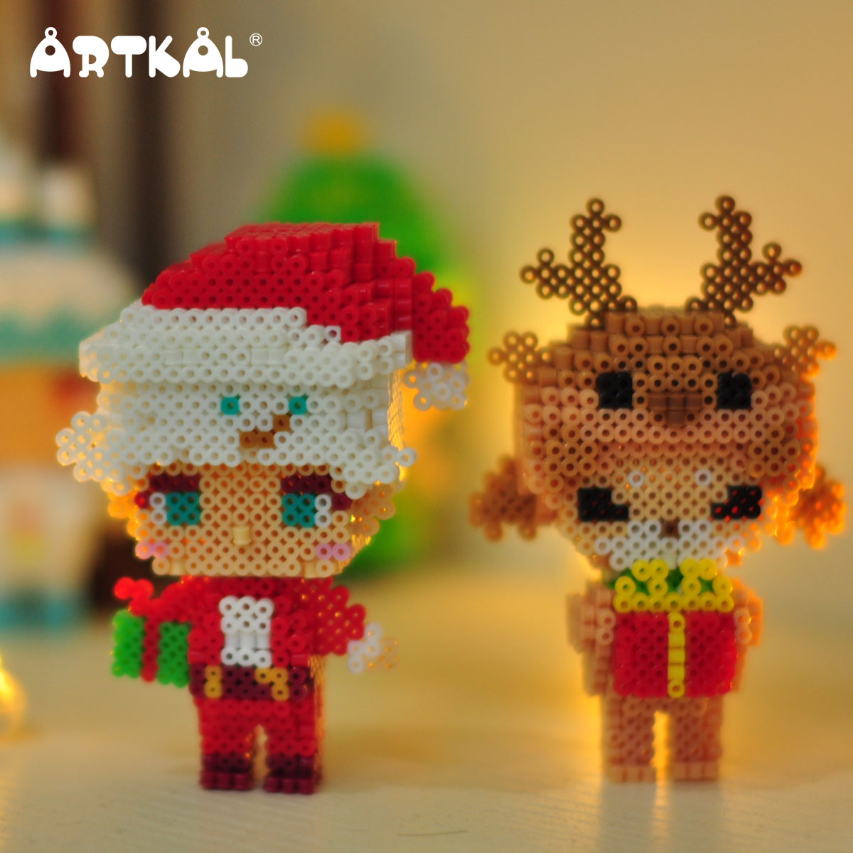 3D Christmas Characters - By Mini Beads