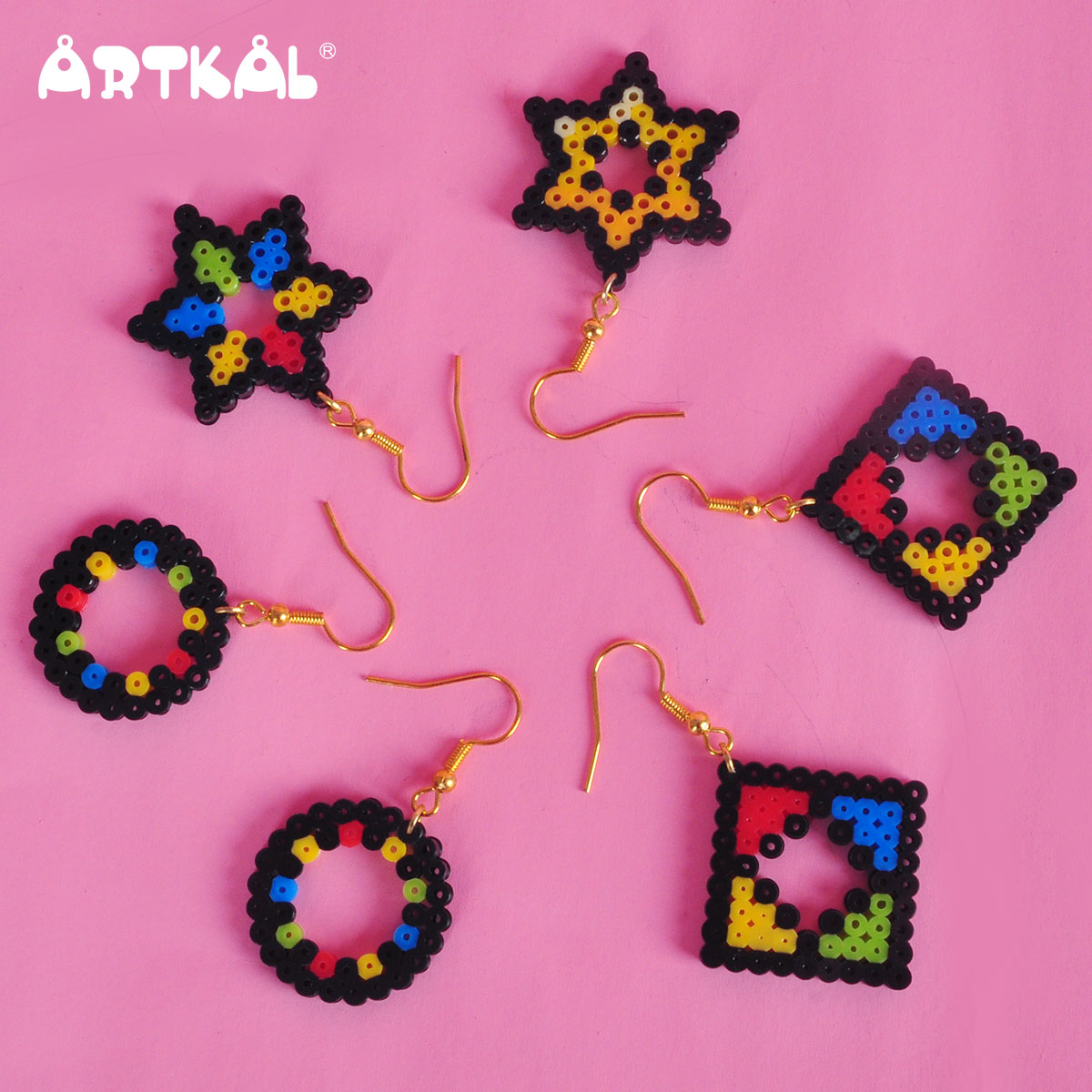Pop Art - Earrings - By Mini Beads