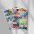 C/M/S/J Series Colors Stickers (Mini/Midi Beads)