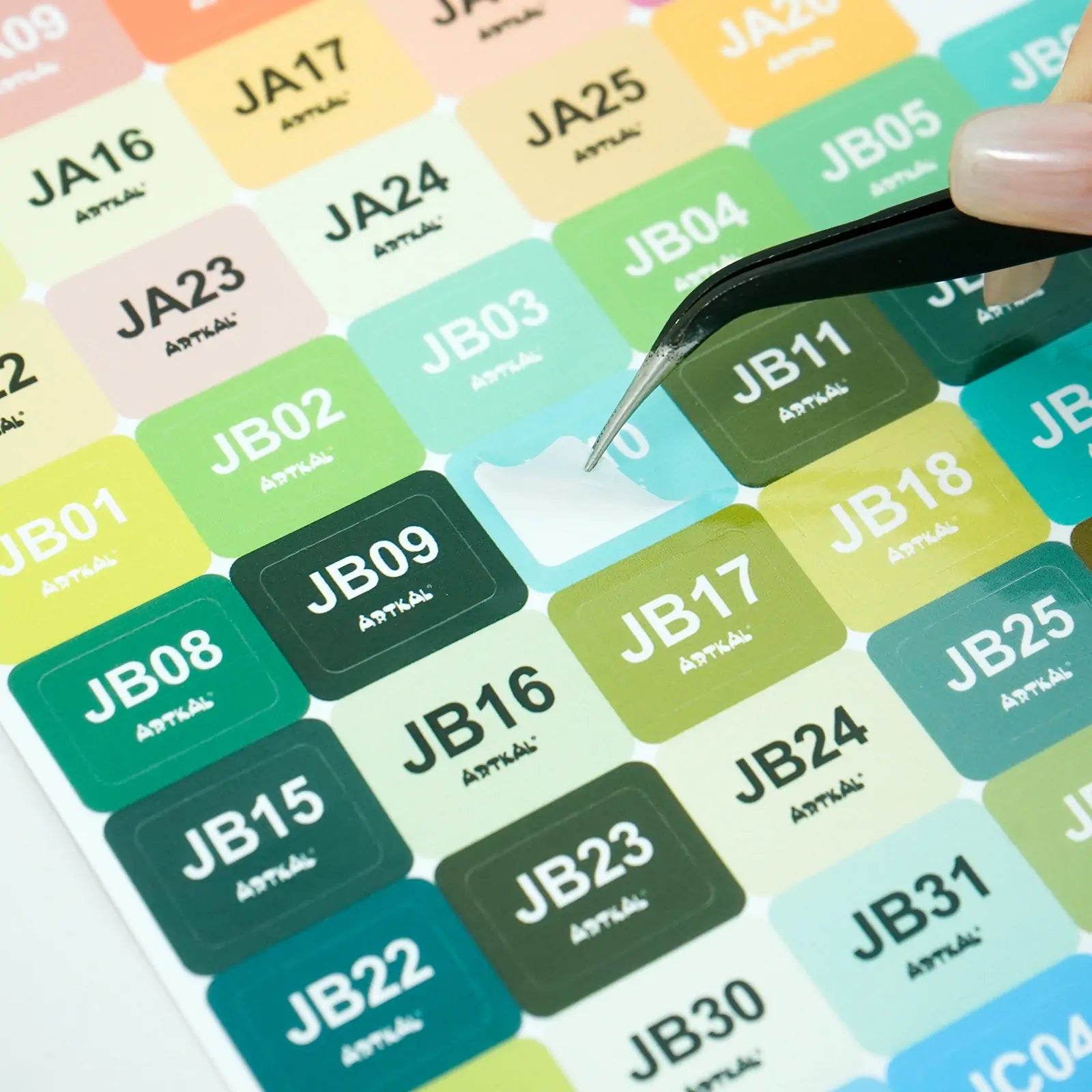 C/M/S/J Series Colors Stickers (Mini/Midi Beads)
