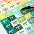 C/M/S/J Series Colors Stickers (Mini/Midi Beads)