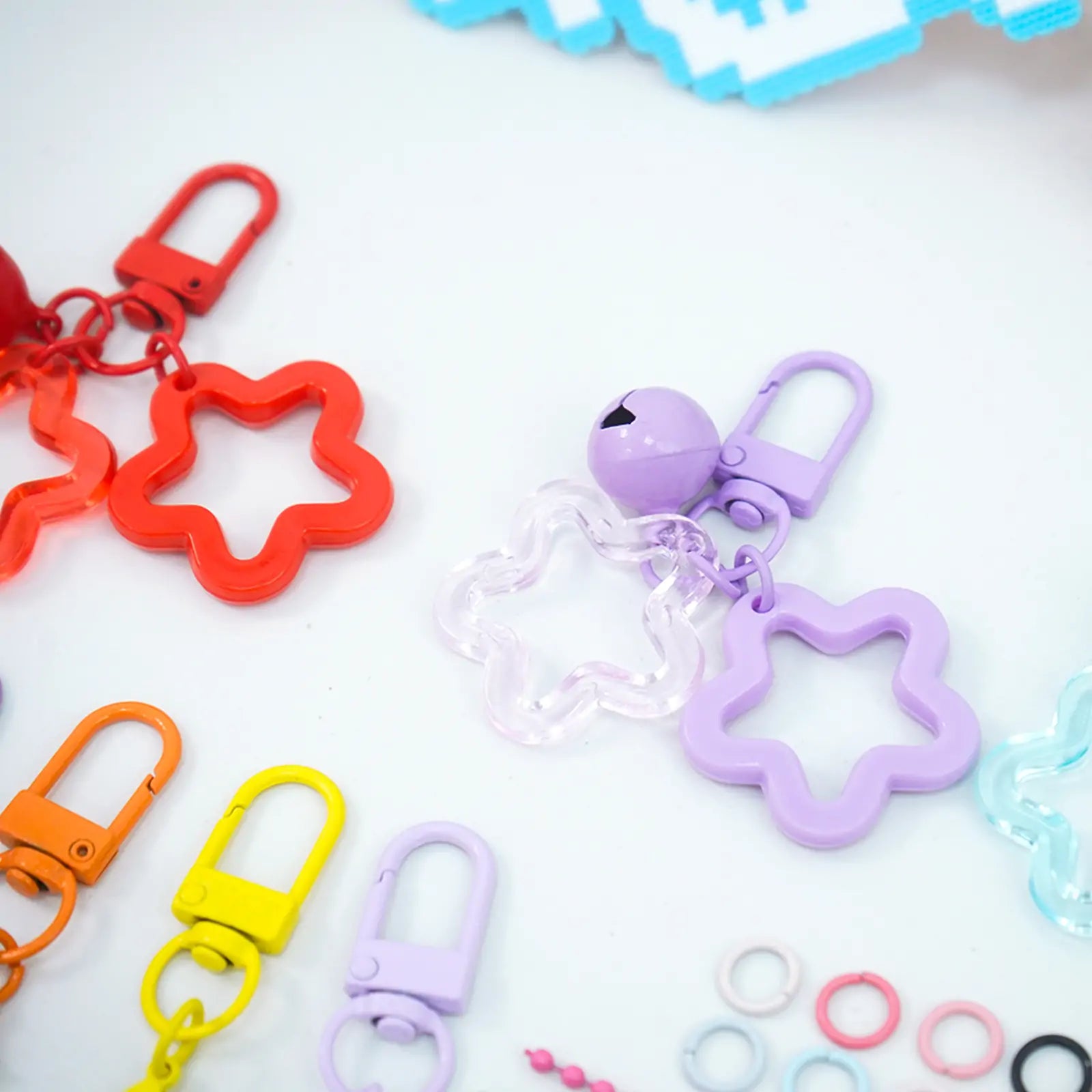 Candy Color Keychain Set (Random Colors)