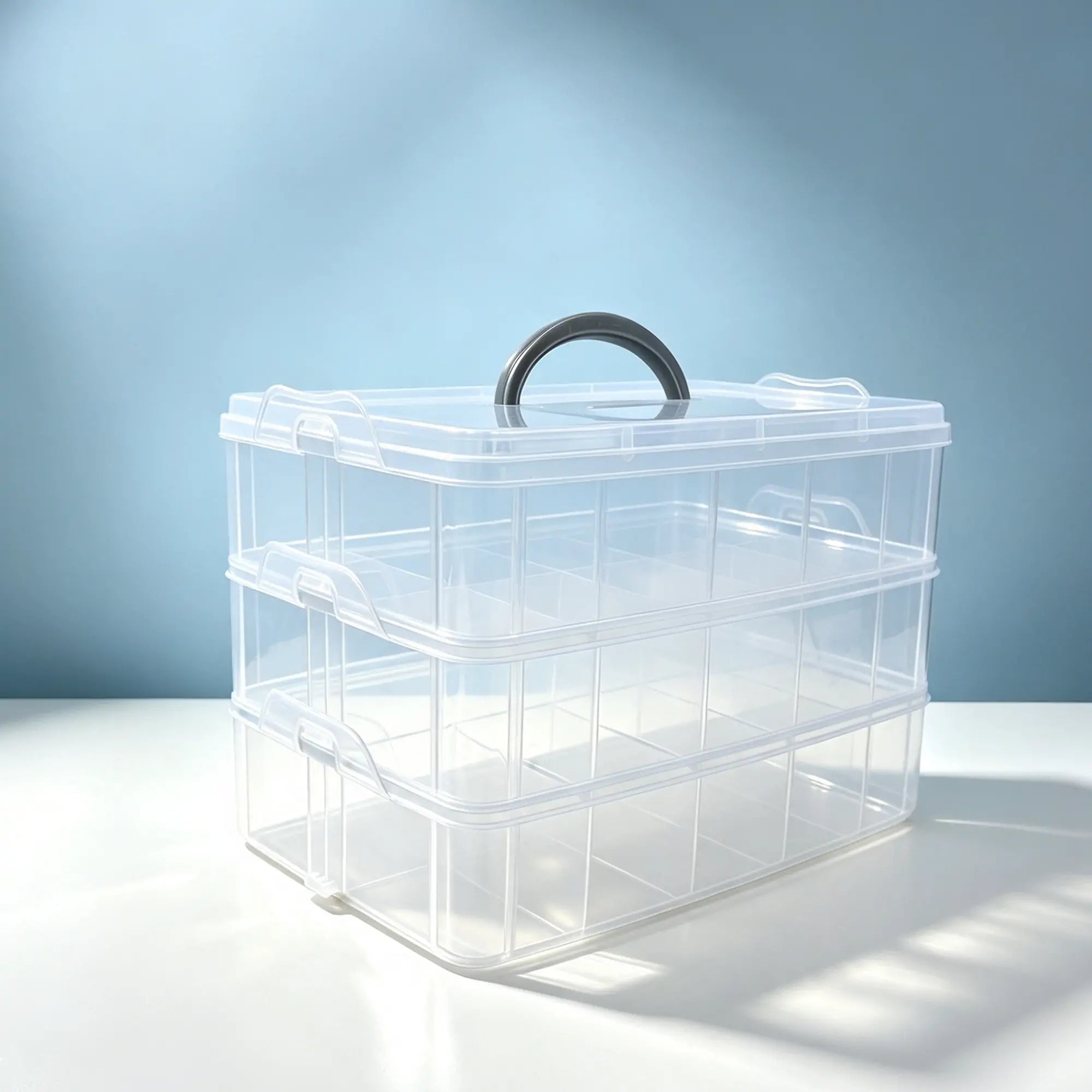 Big Stackable Storage Trays - Fixed