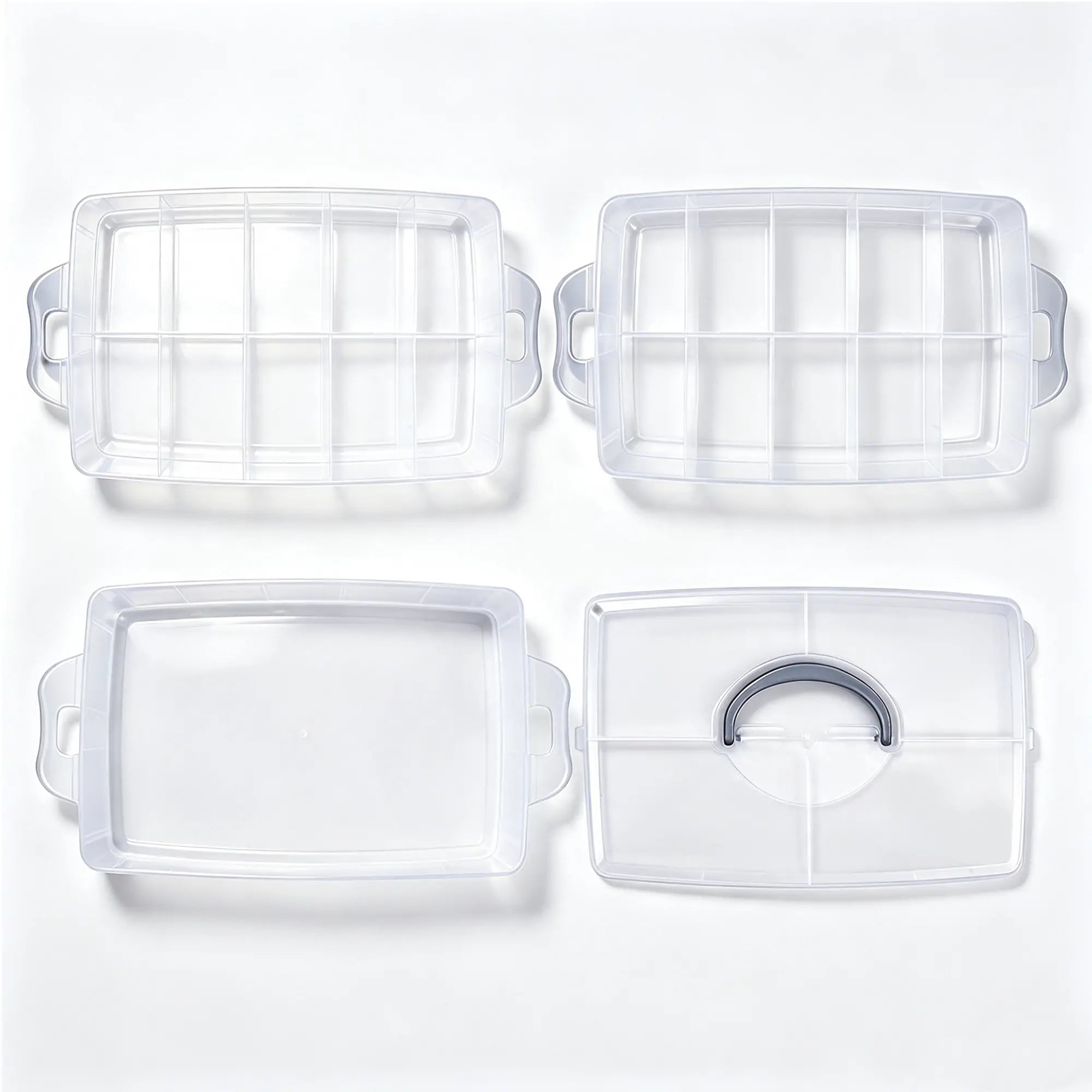 Big Stackable Storage Trays - Fixed