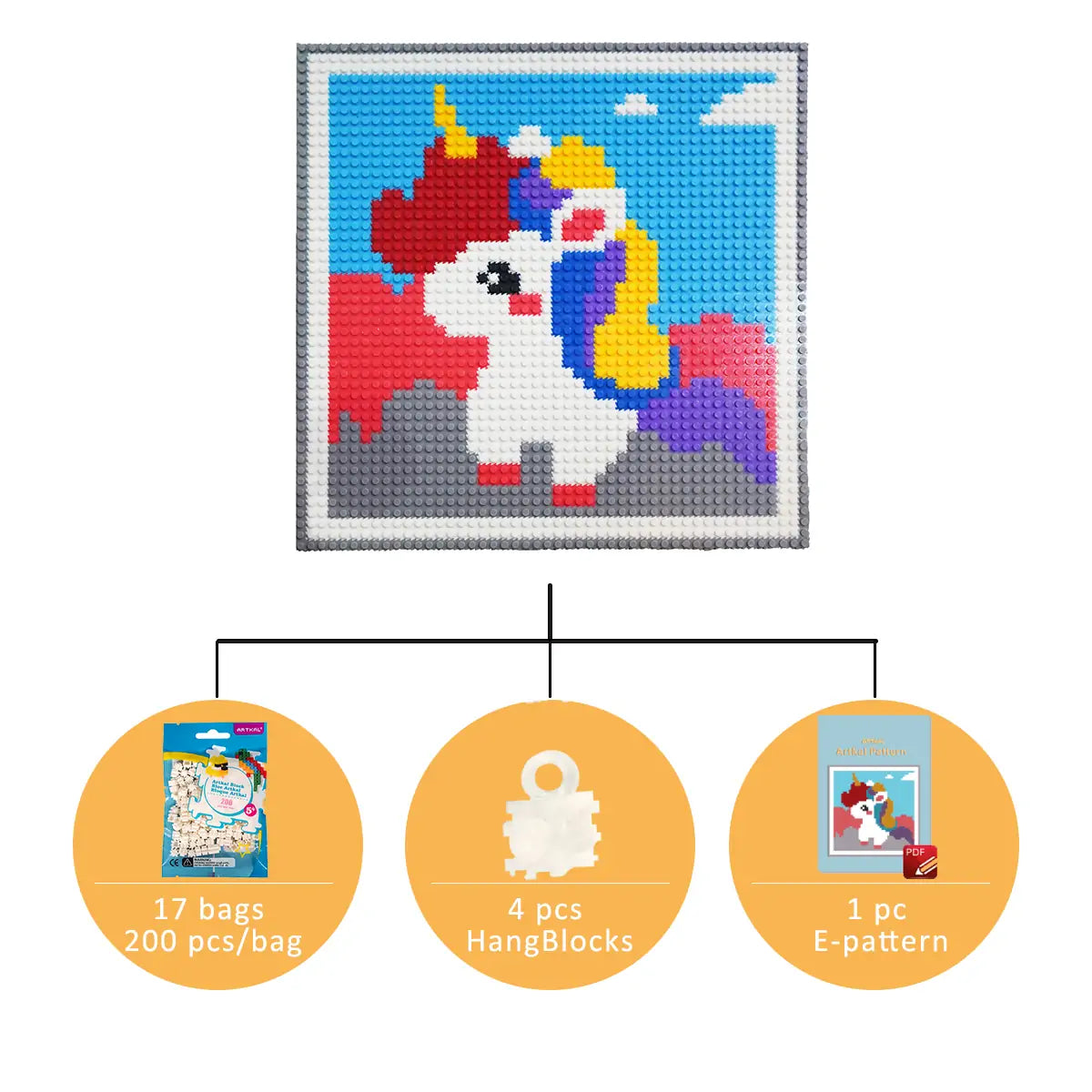 Horse Combo Building Blocks(3400pcs)