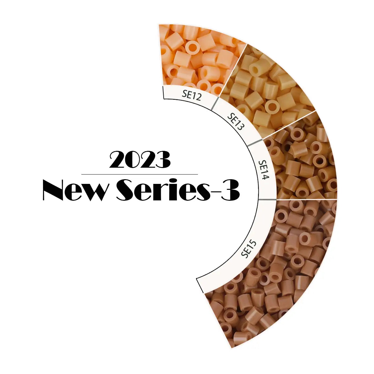 (SE12-SE15) New Colors Caramel-Midi S1000 beads Single Pack