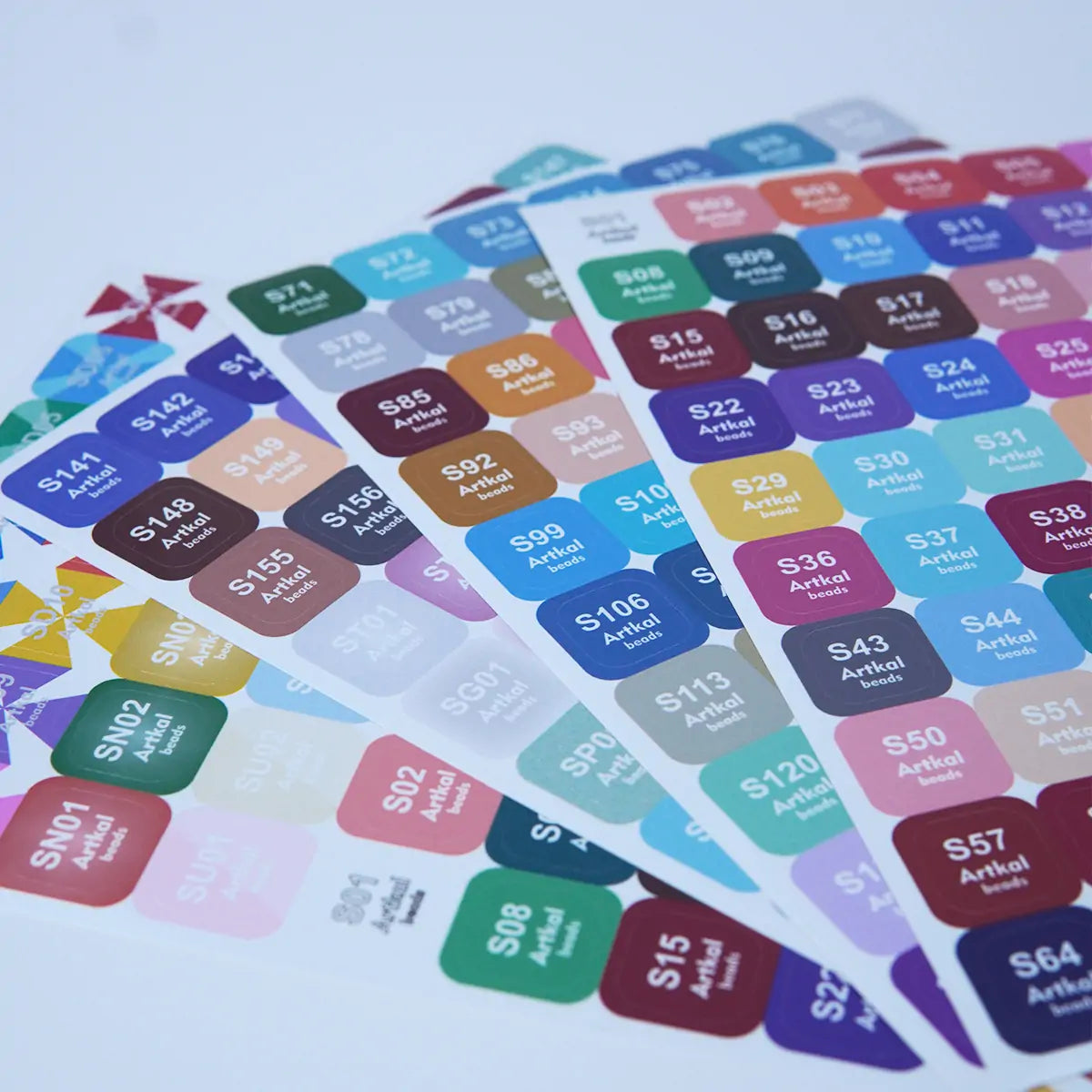 Midi-S Series Color Number Stickers (225 Colors)