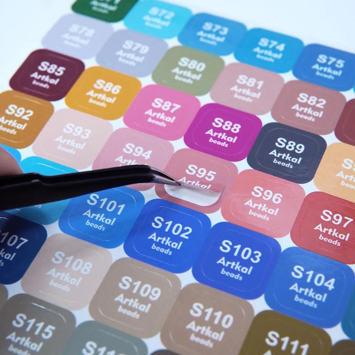 Midi-S Series Color Number Stickers (225 Colors)