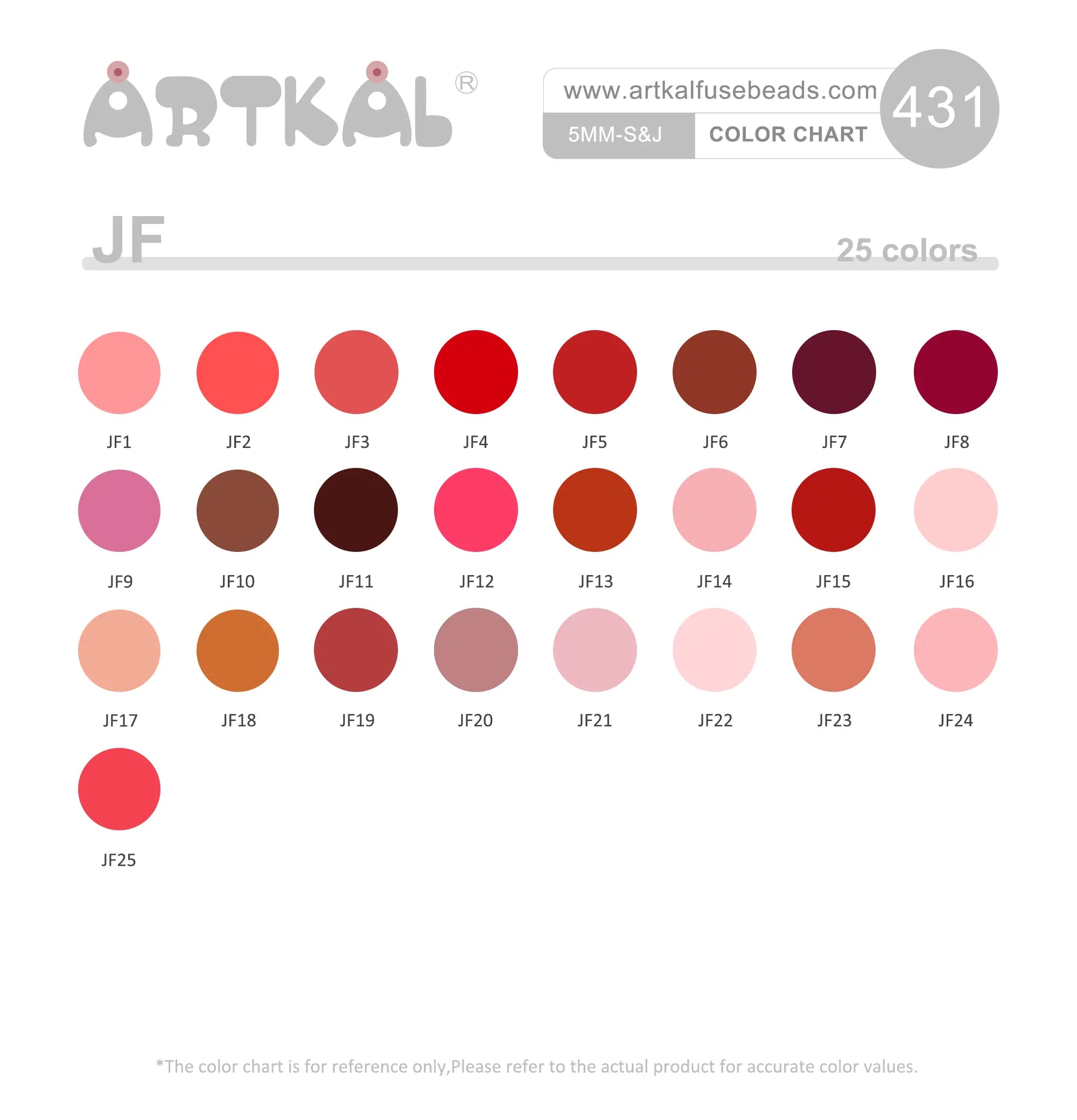 (JF) Midi 1000 beads New Colors Single Pack
