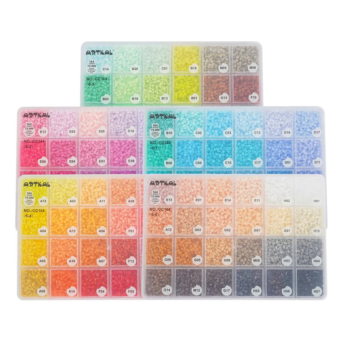 120 Colors Box Set M-2.6mm Mini Beads MC120
