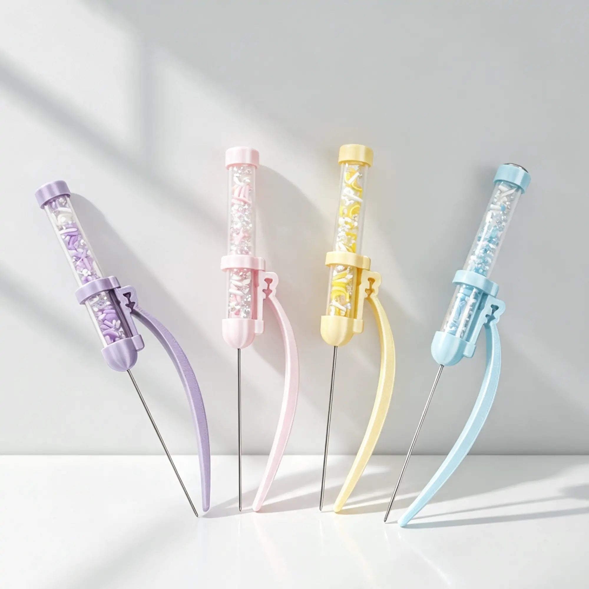 Single-Needle Bead Picker Set For Mini Beads (Random Color)