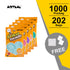 202 Full Colors Mini C-2.6mm Set 1000 Count Pack