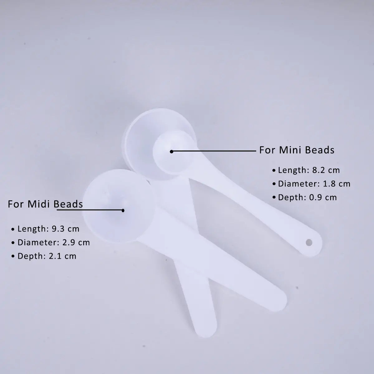 5pcs Small Scoops for Midi or Mini Beads