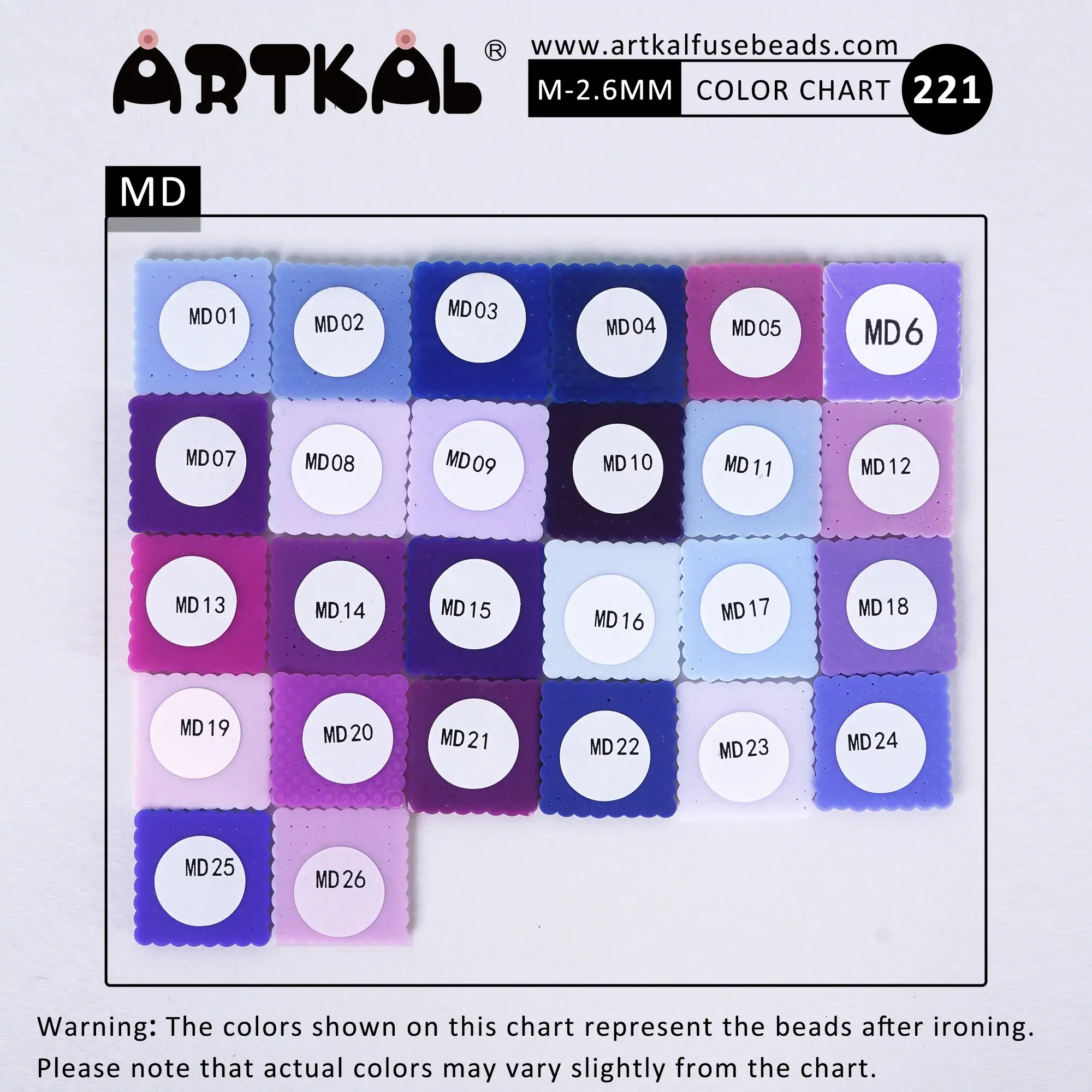 M-2.6mm 2000P Single Pack Mini Beads (MD)