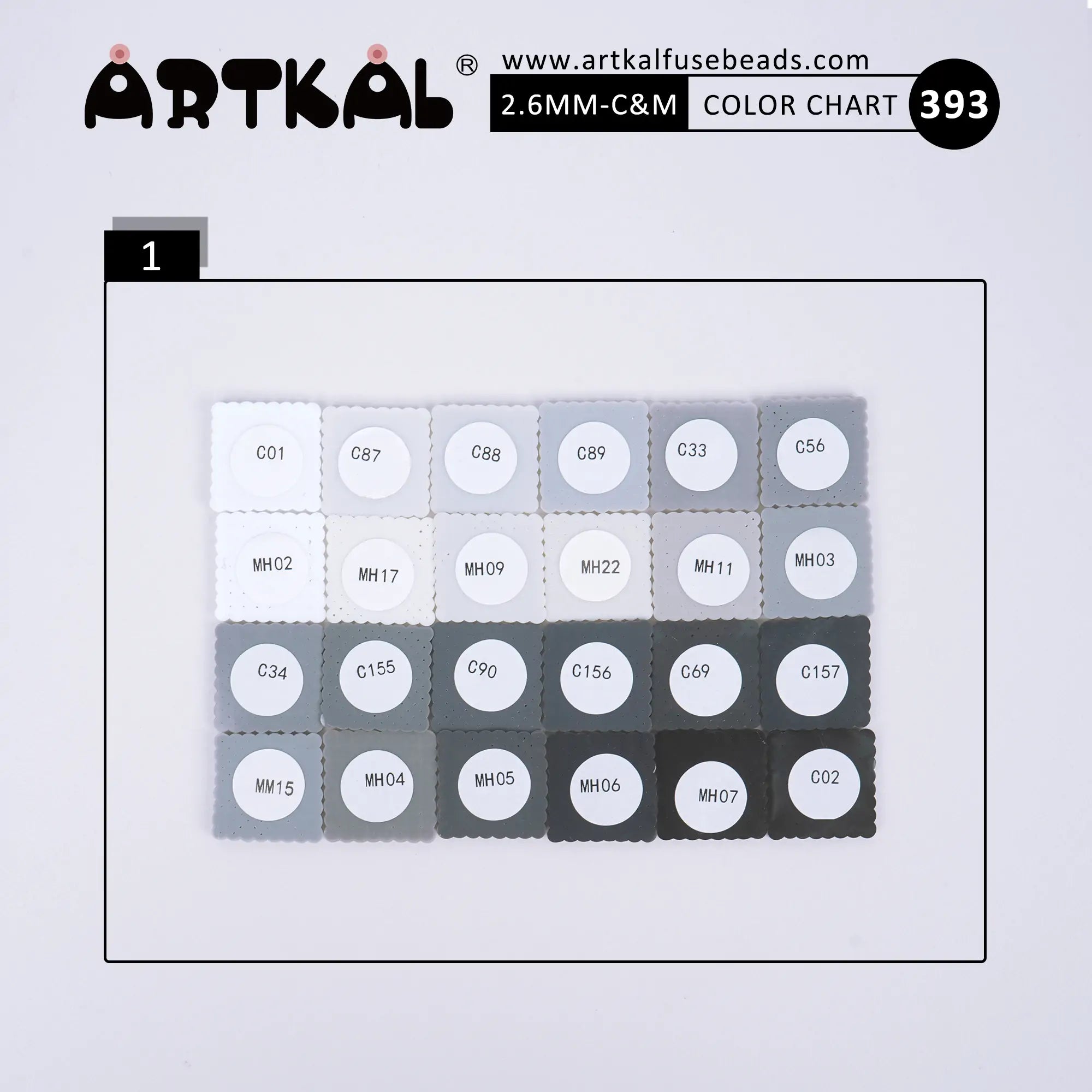 M-2.6mm 2000P Single Pack Mini Beads (MD)