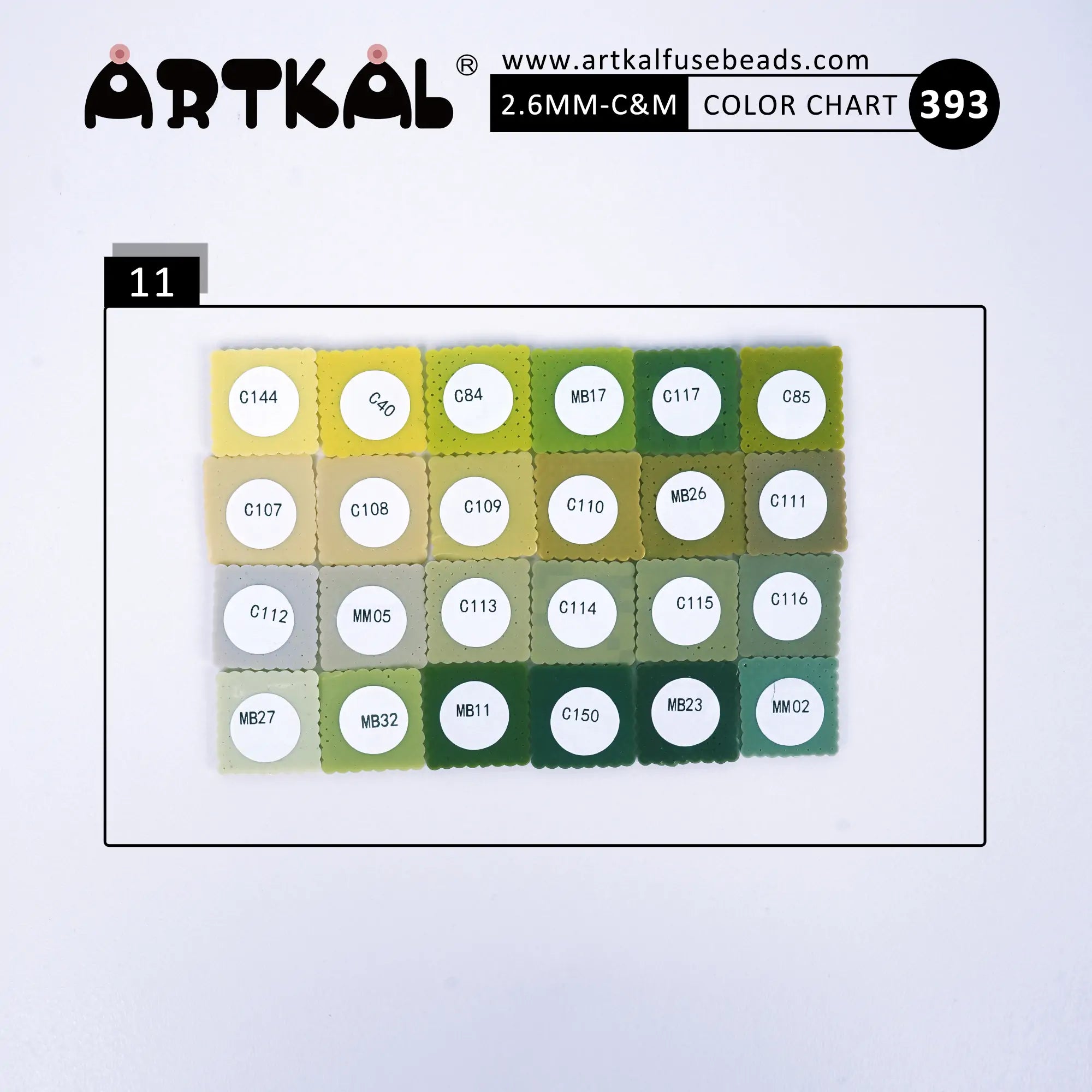 M-2.6mm 2000P Single Pack Mini Beads (MD)