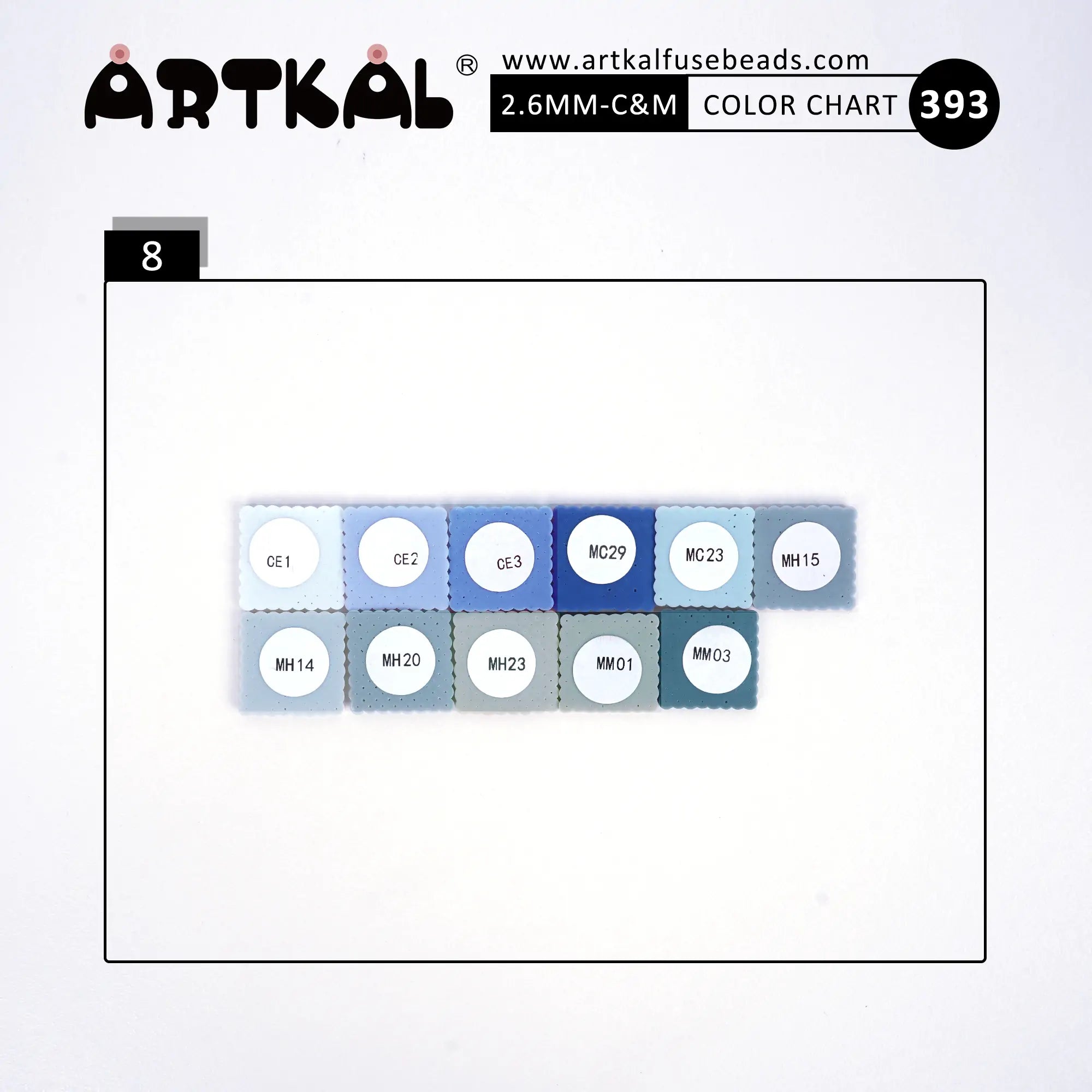 M-2.6mm 2000P Single Pack Mini Beads (MD)