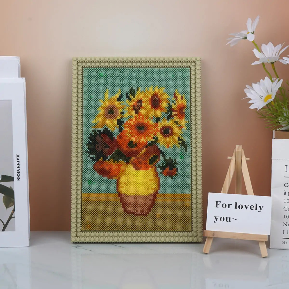 VG-SF01 Sunflowers Van Gogh Pattern Combo (Mini Beads)