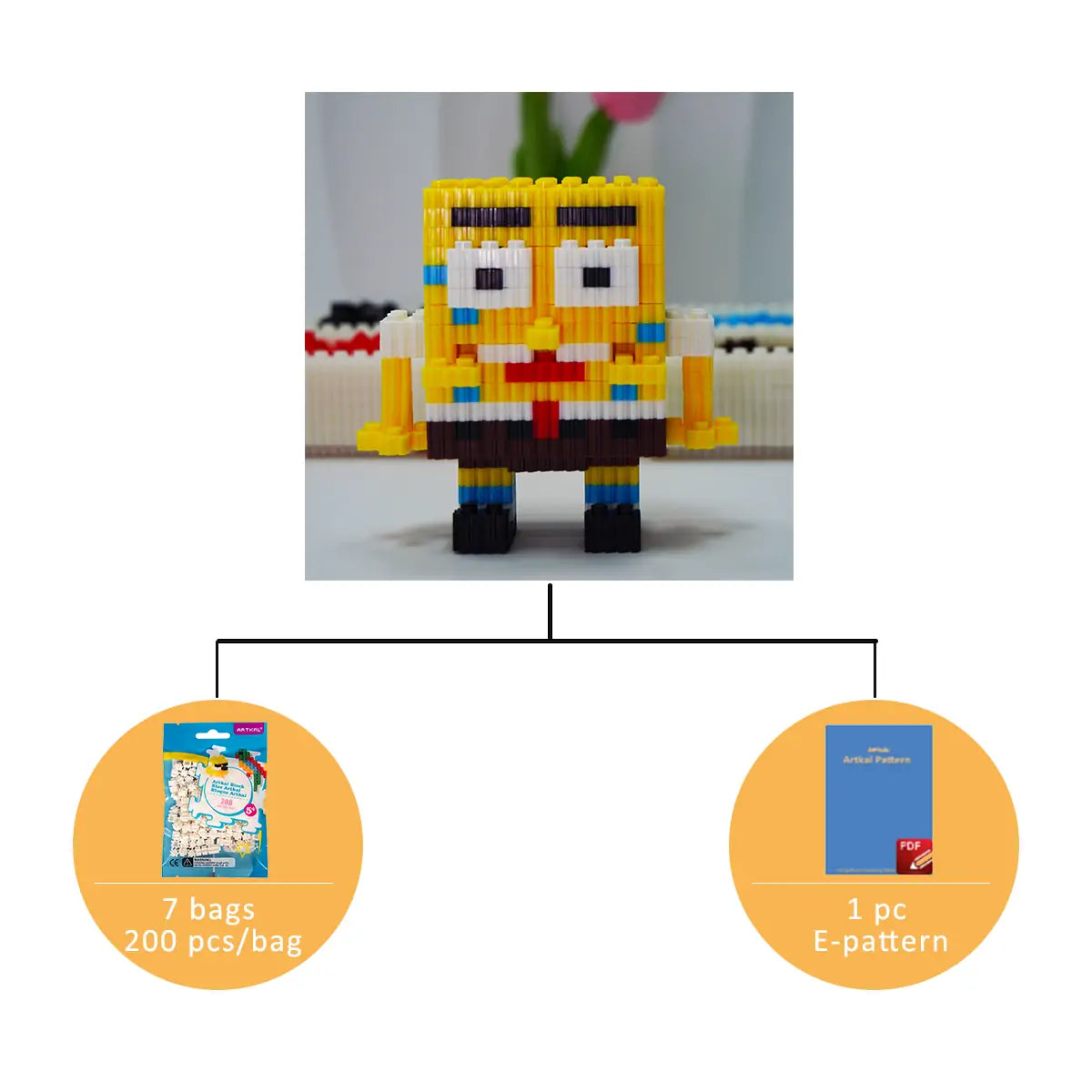 3D Building Blocks No.1001 (1400 pcs)