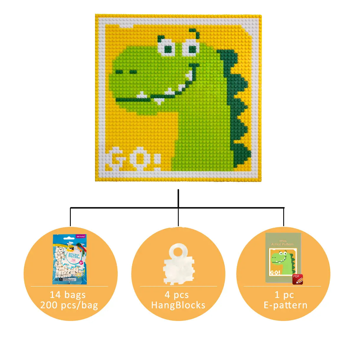 Dinosaur Combo Building Blocks(2800pcs)