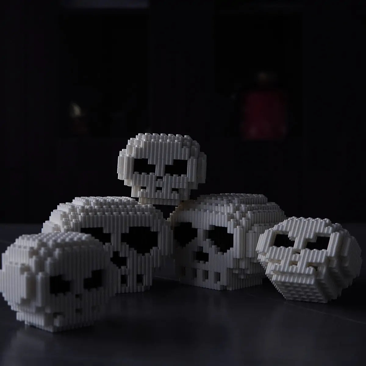 3D Building Blocks No.1006: Halloween Skulls(1600 pcs)