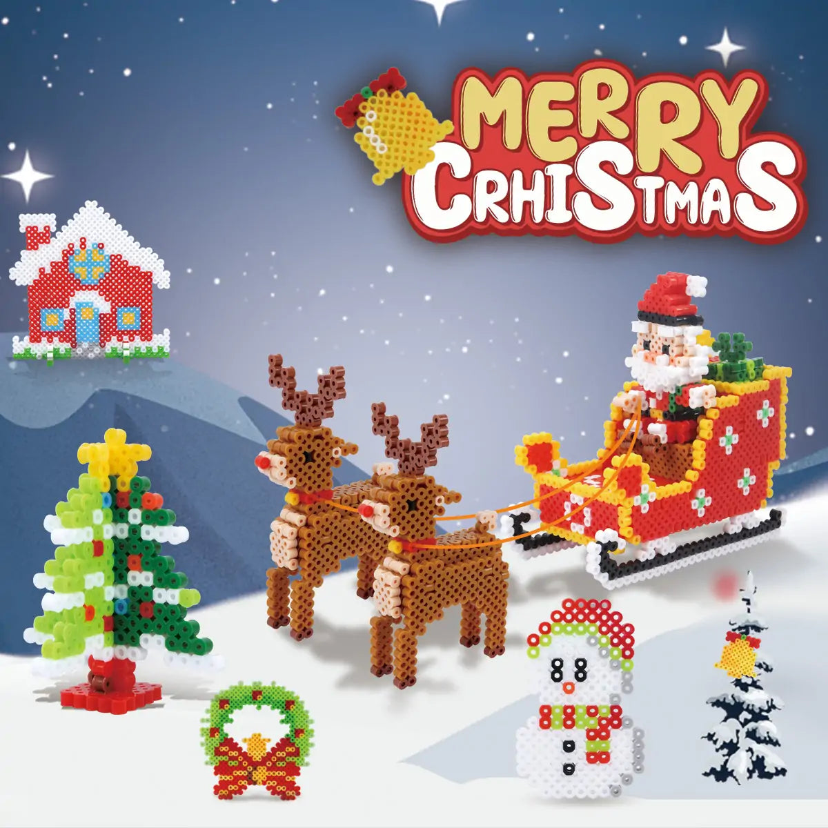 Artkal 3D Merry Christmas Kit