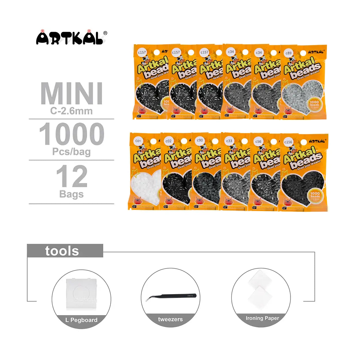 GL3-0005 3D Black Motorbike Combo