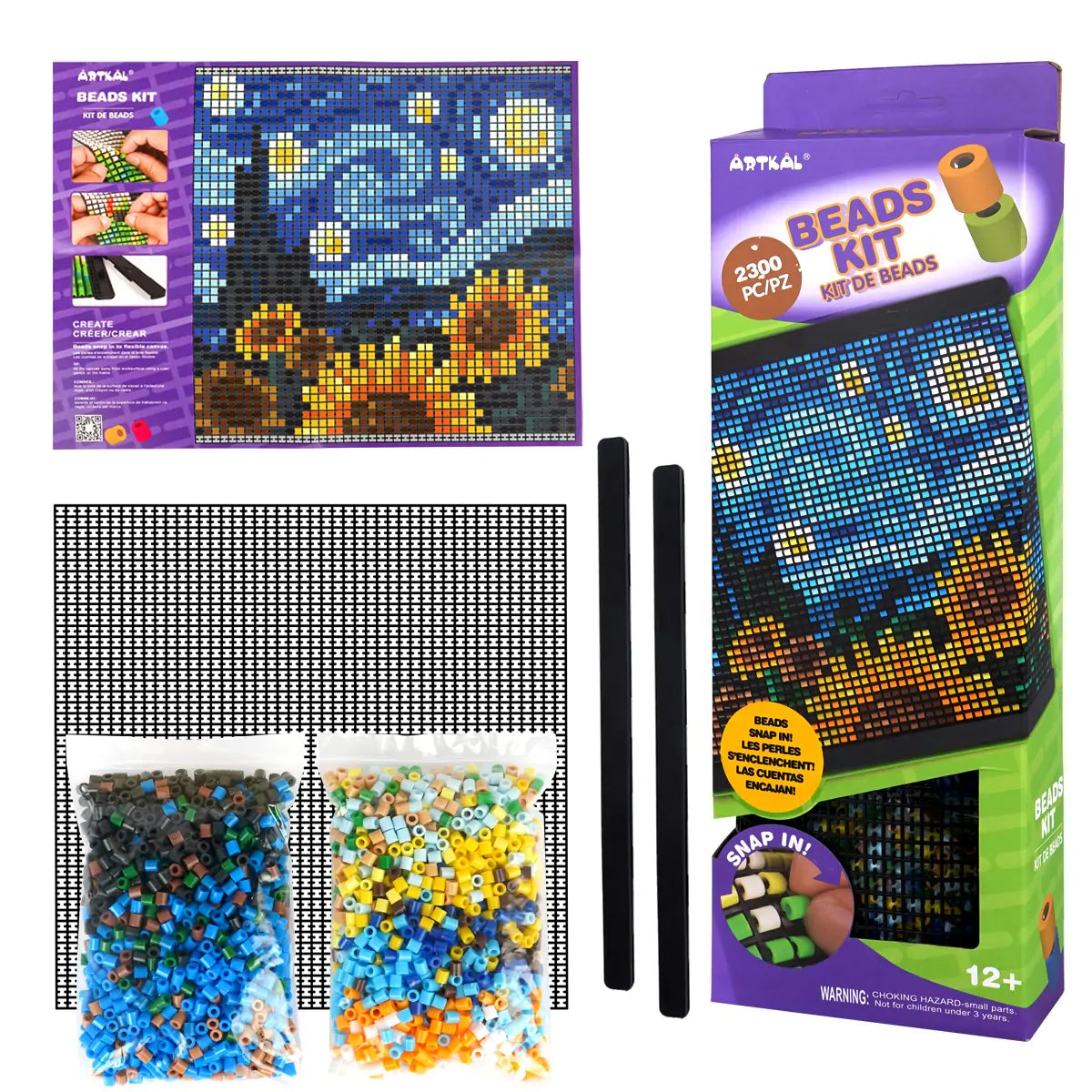 The Starry Night Mixed Sunflowers Grid Kit