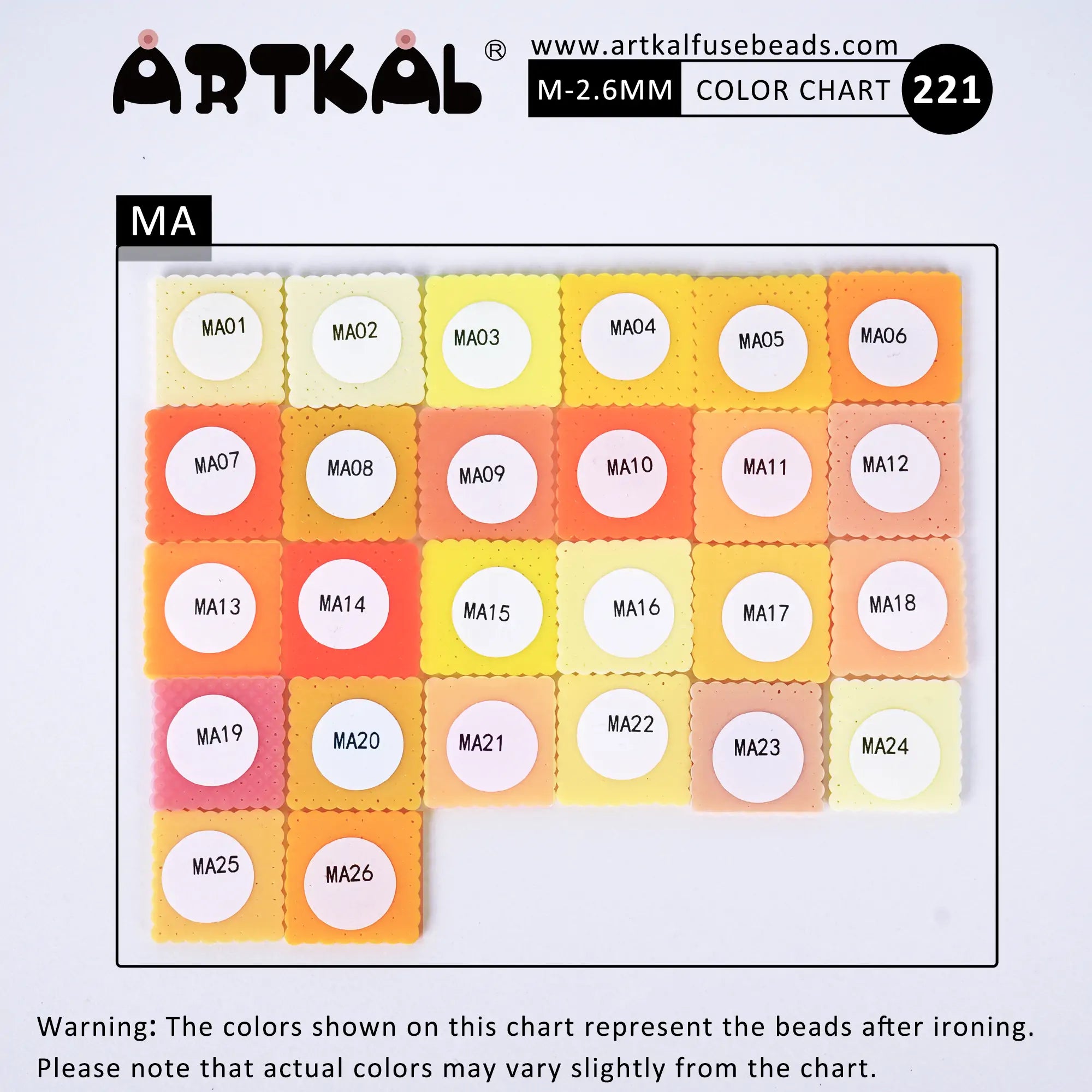 M-2.6mm 2000P Single Pack Mini Beads (MA)