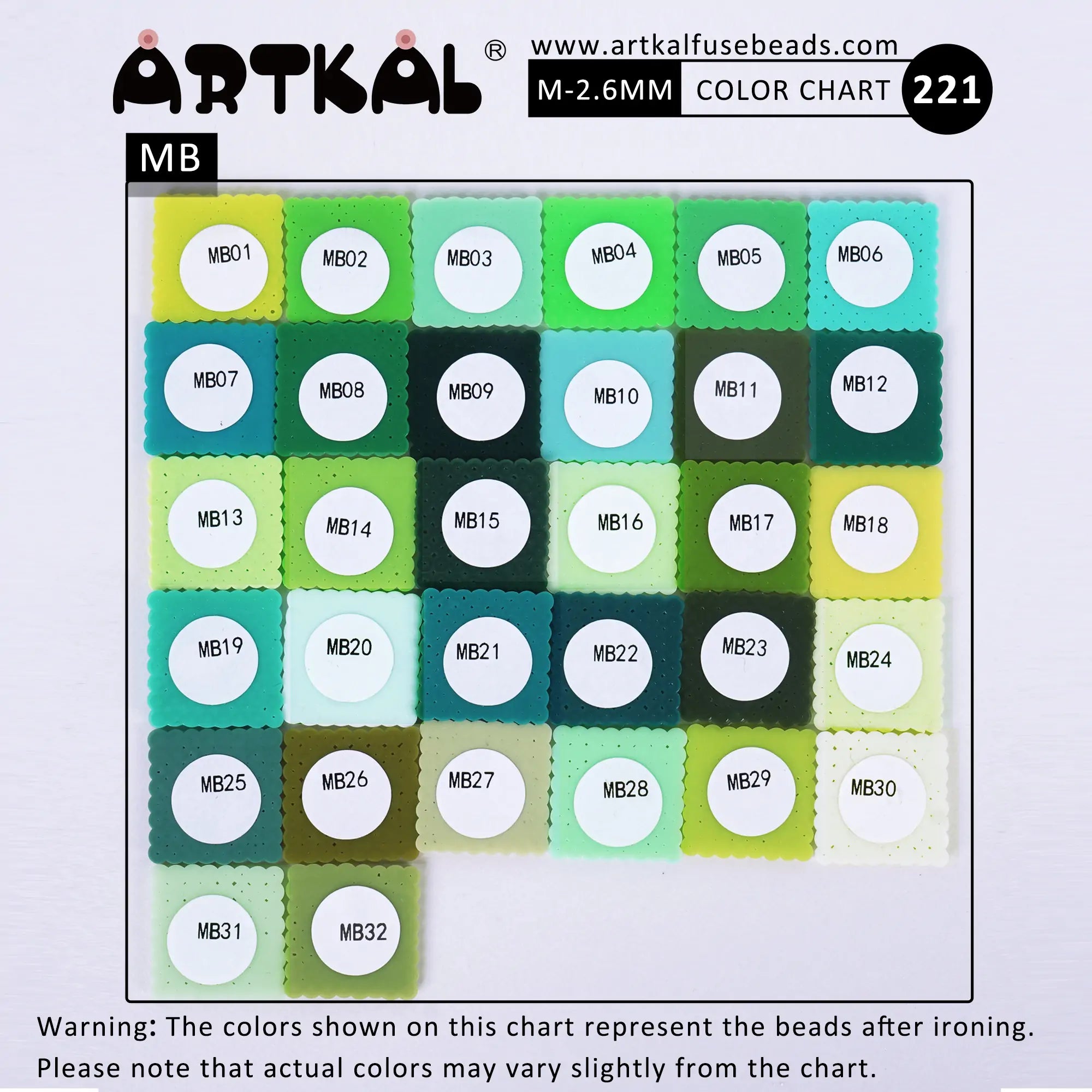 M-2.6mm 2000P Single Pack Mini Beads (MB)