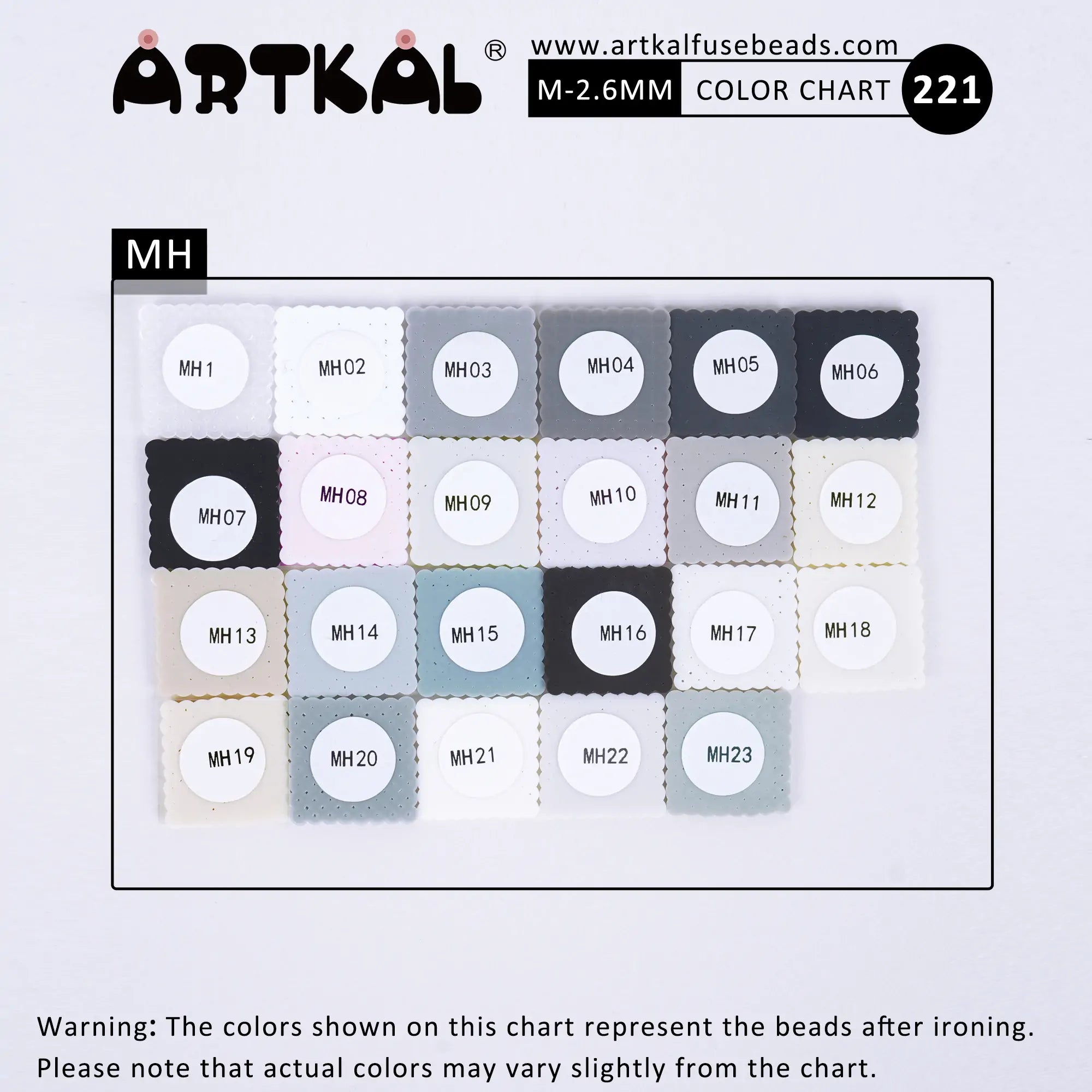 M-2.6mm 2000P Single Pack Mini Beads (MH)