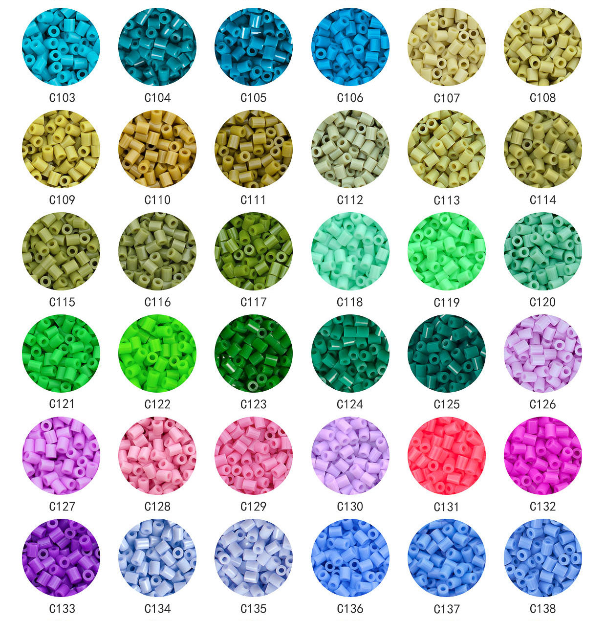 71 Color Set C-2.6mm Artkal Mini beads (CB1000-N)