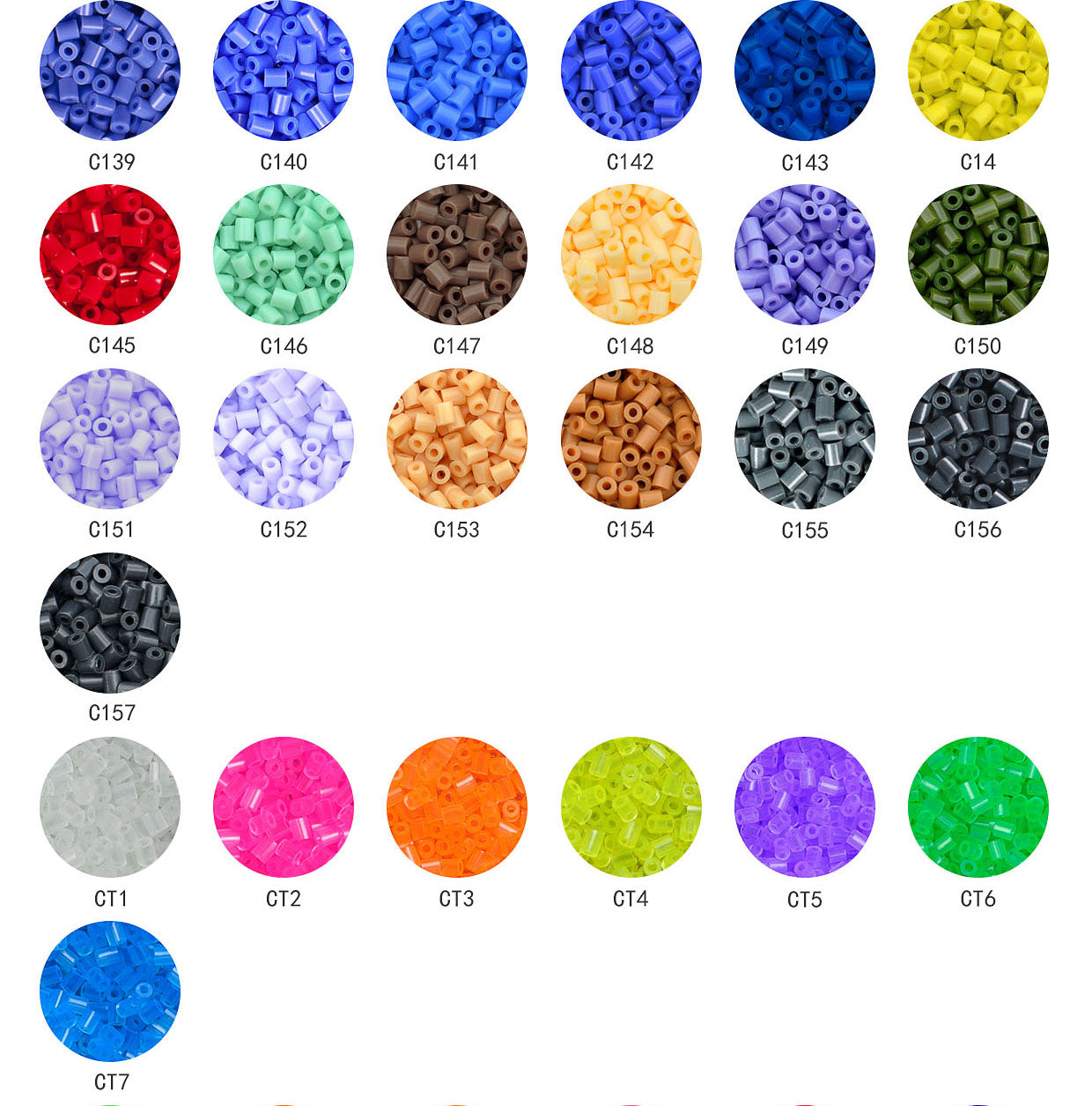 71 Color Set C-2.6mm Artkal Mini beads (CB1000-N)