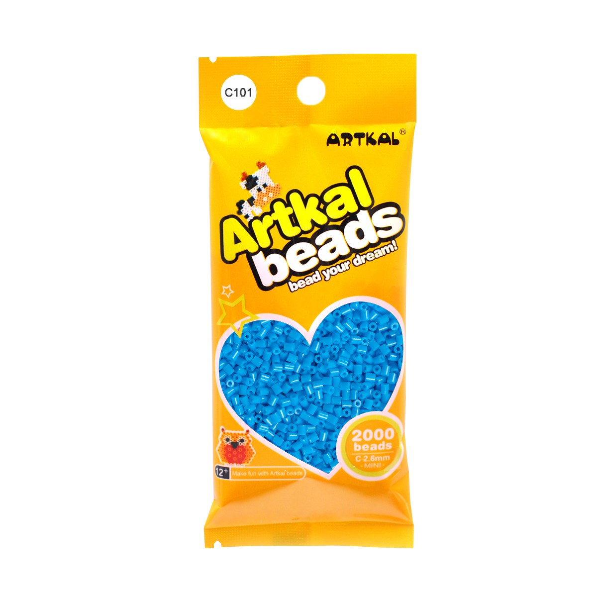 (C100-C157) C-2.6mm 2000P Single Pack Mini Artkal beads