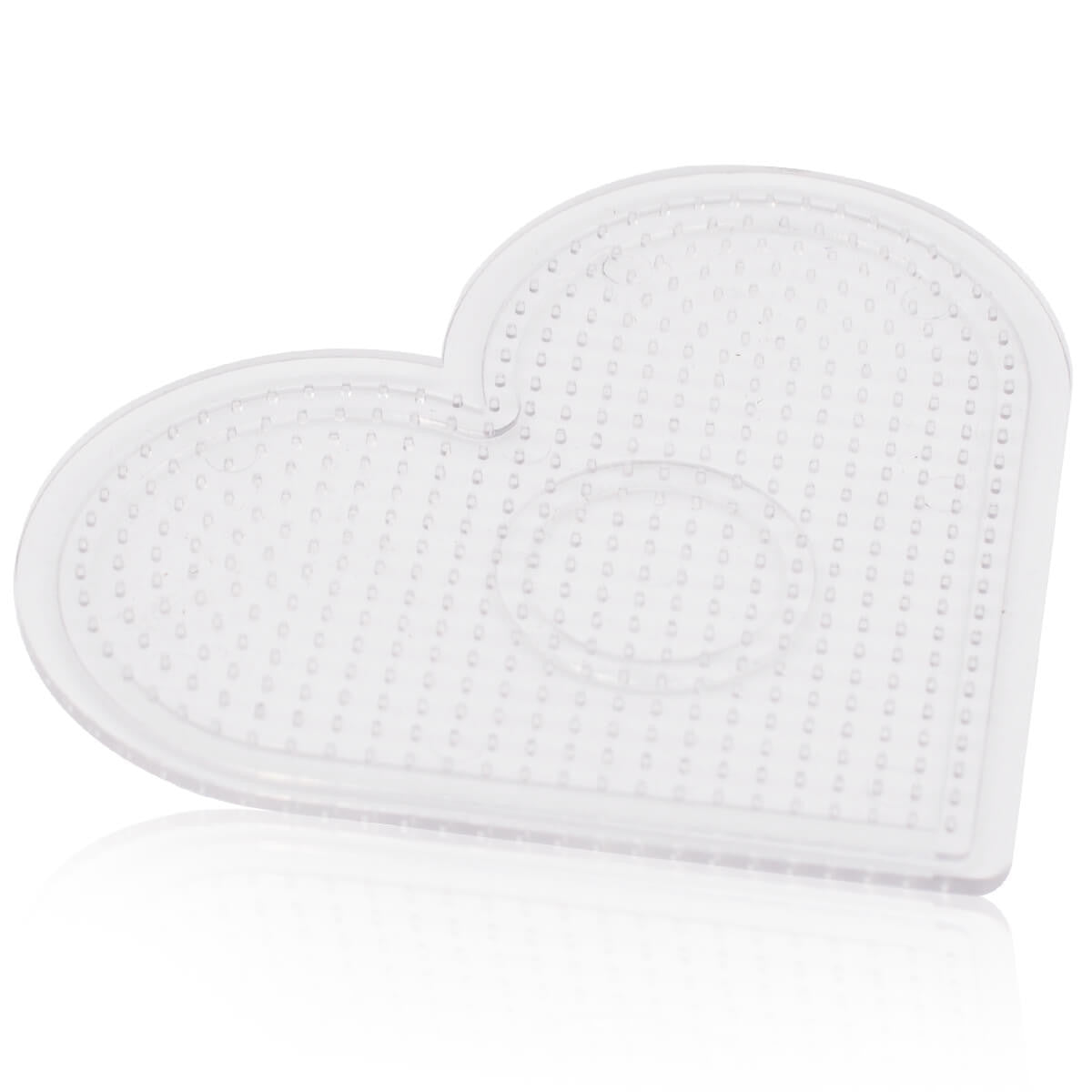 Artkal Clear Small heart pegboard for mini 2.6mm beads CP03