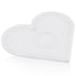 Artkal Clear Small heart pegboard for mini 2.6mm beads CP03