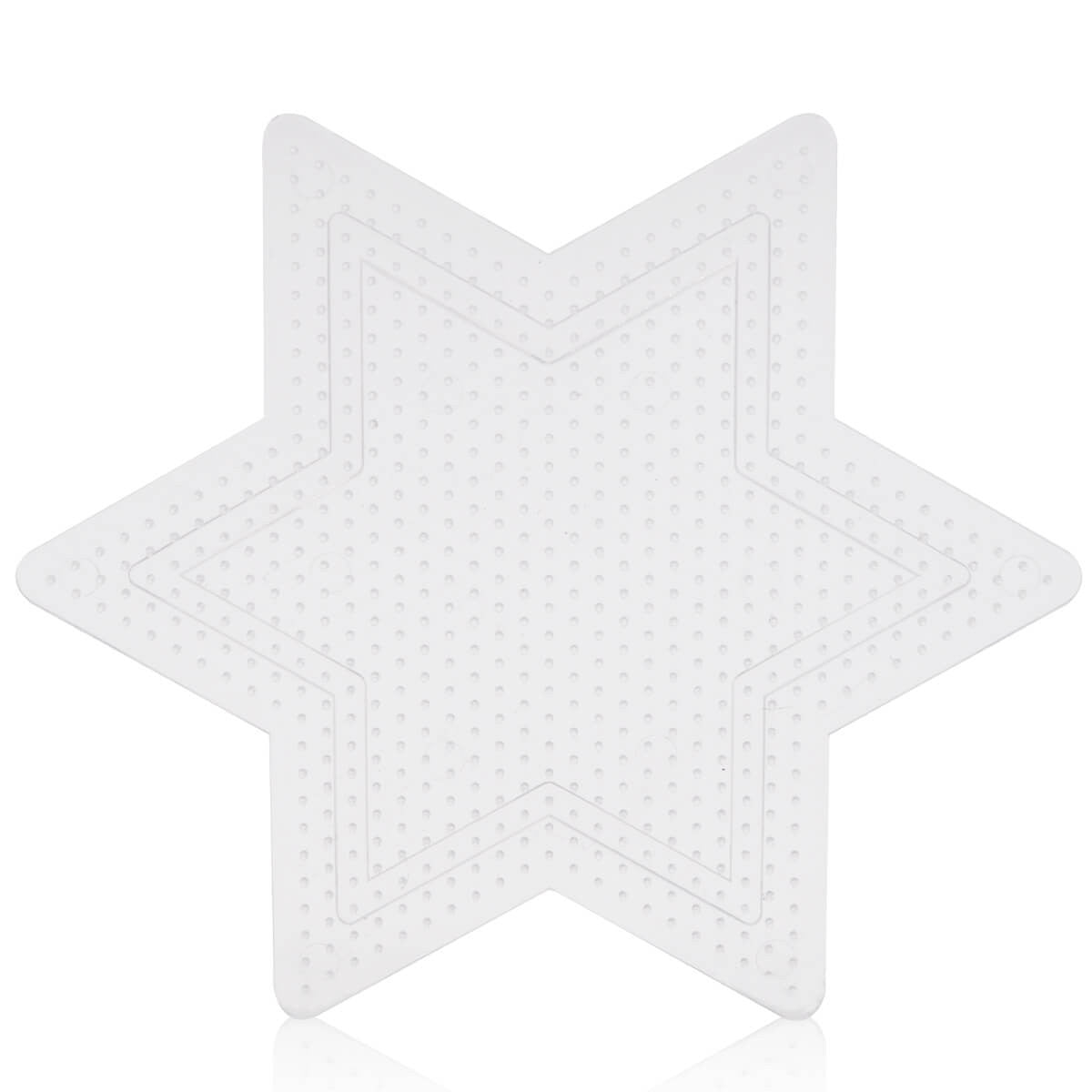 Artkal Clear Small star pegboard for mini 2.6mm beads CP04