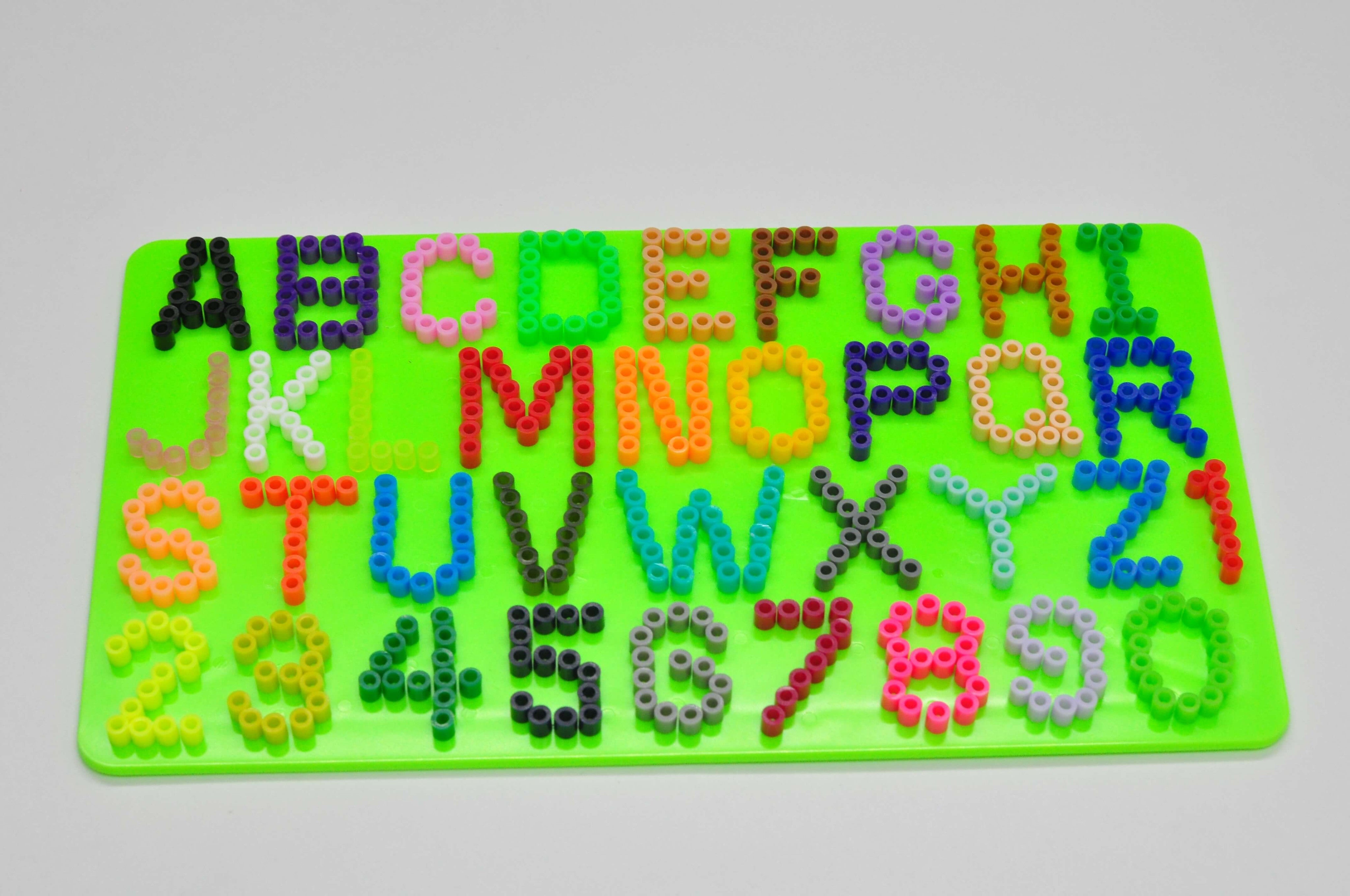 Artkalbeads  kids   letter  pegboard  5mm