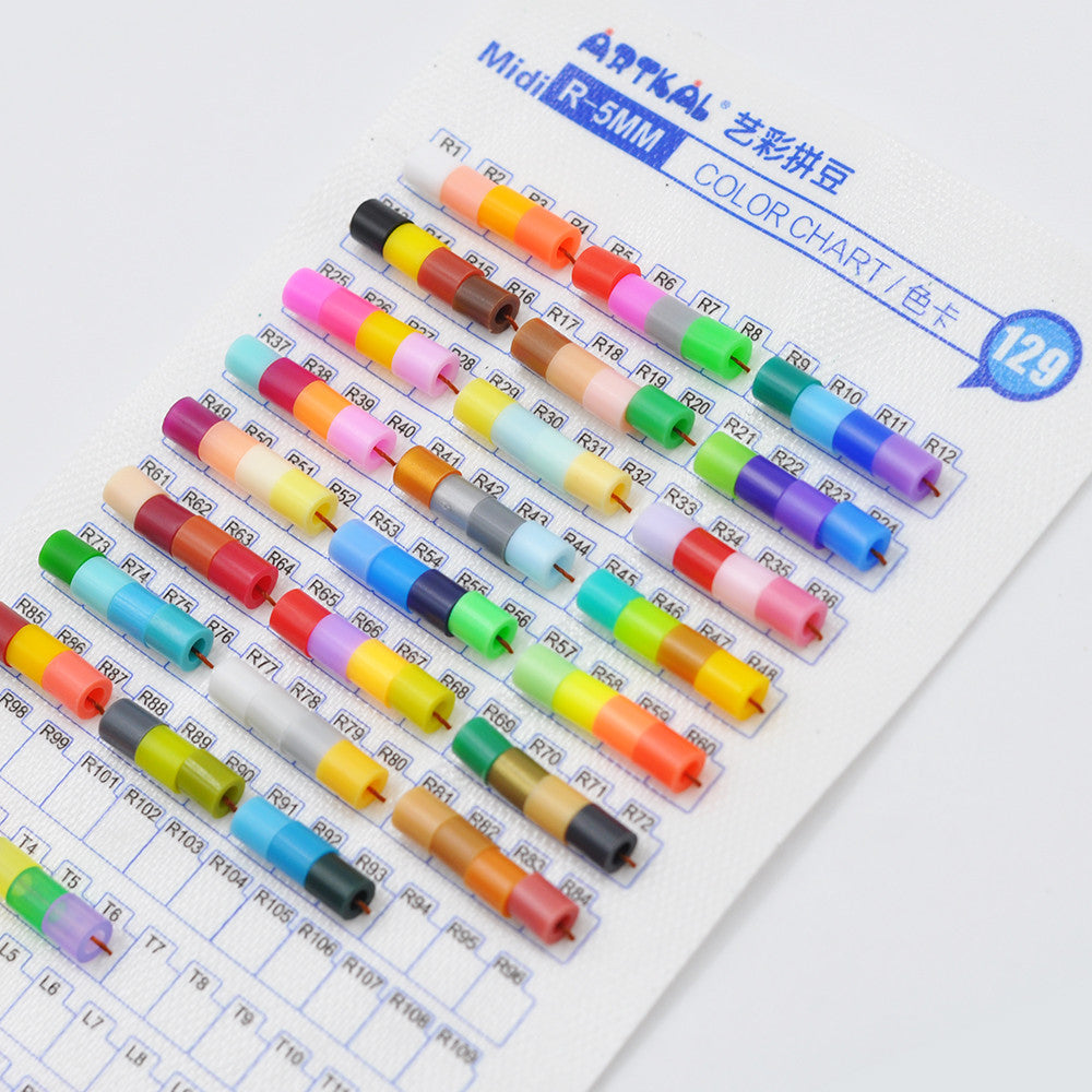 Artkal Beads Physical Color Chart