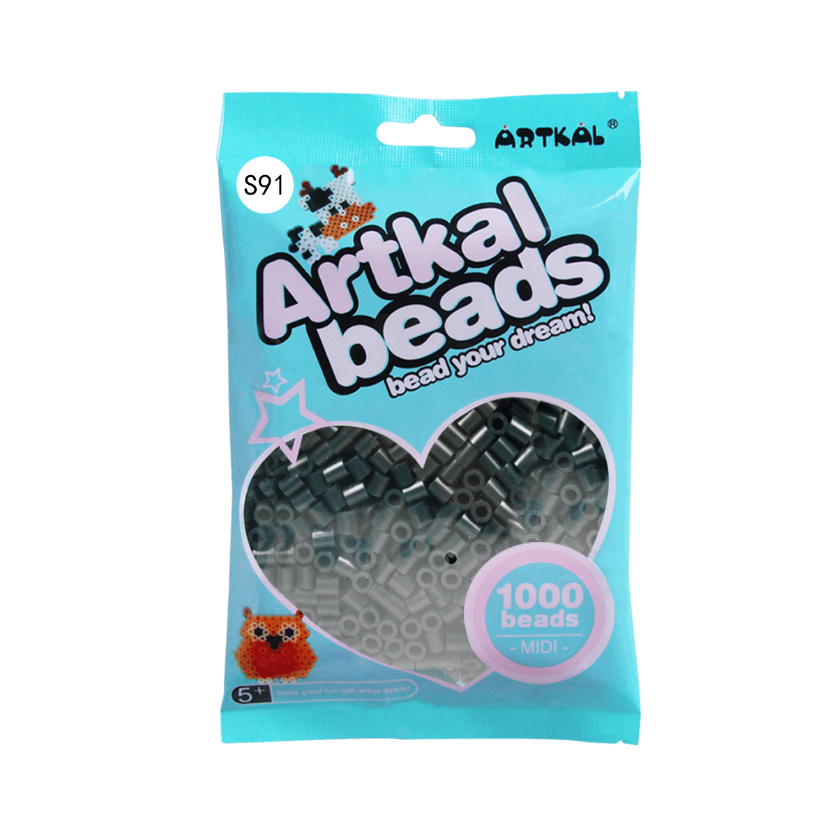 Mossy Green-Midi 1000 beads Single Pack