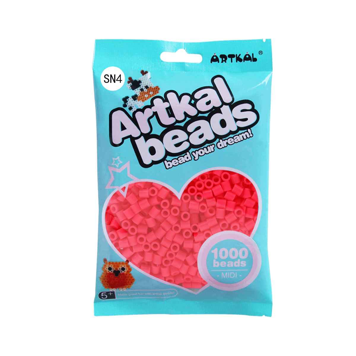 (SN1-SN4)-Neon Color-Midi 1000 beads Single Pack